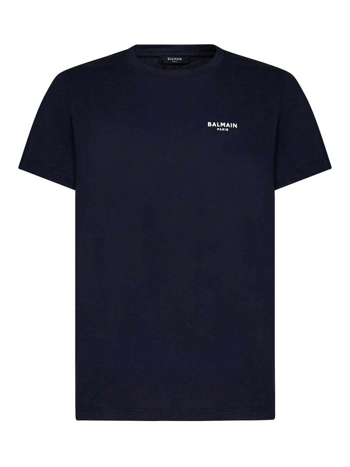 Mens Tshirt Balmain T Shirt Blue バルマン Balmain Balmain T