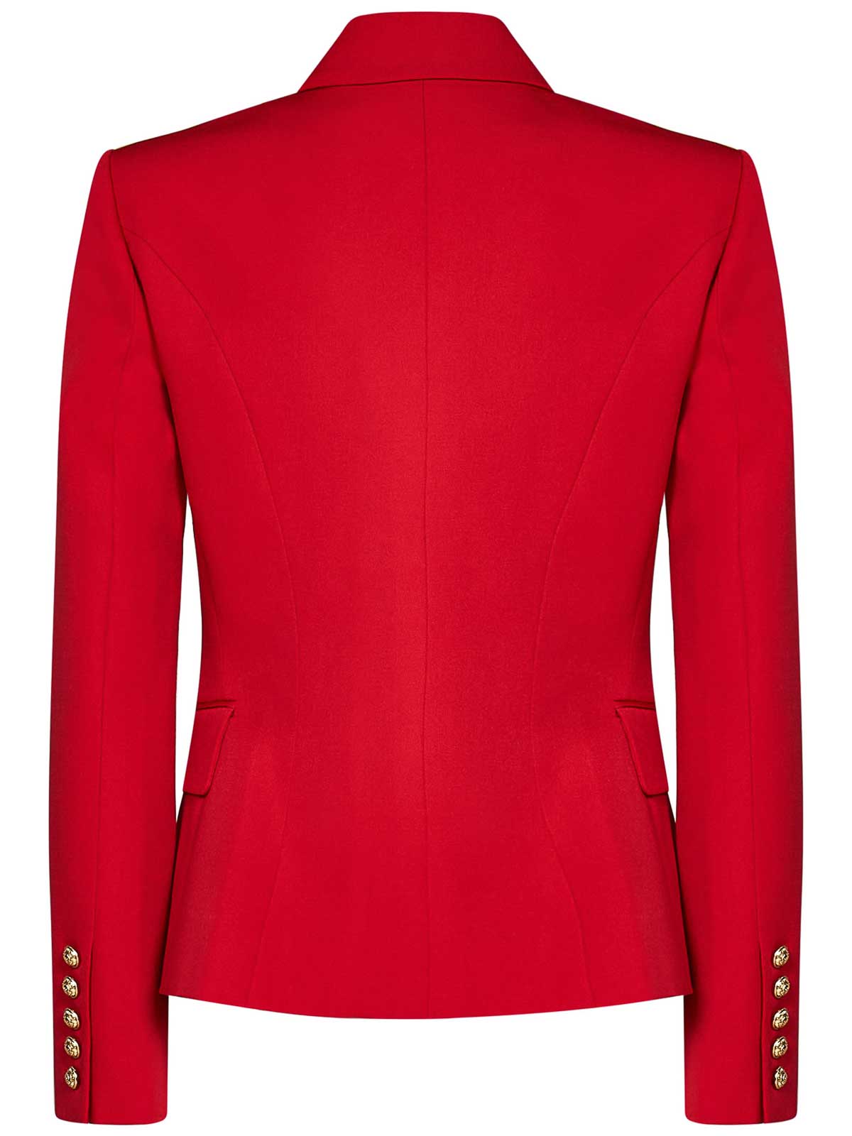 Balmain red discount wool blazer