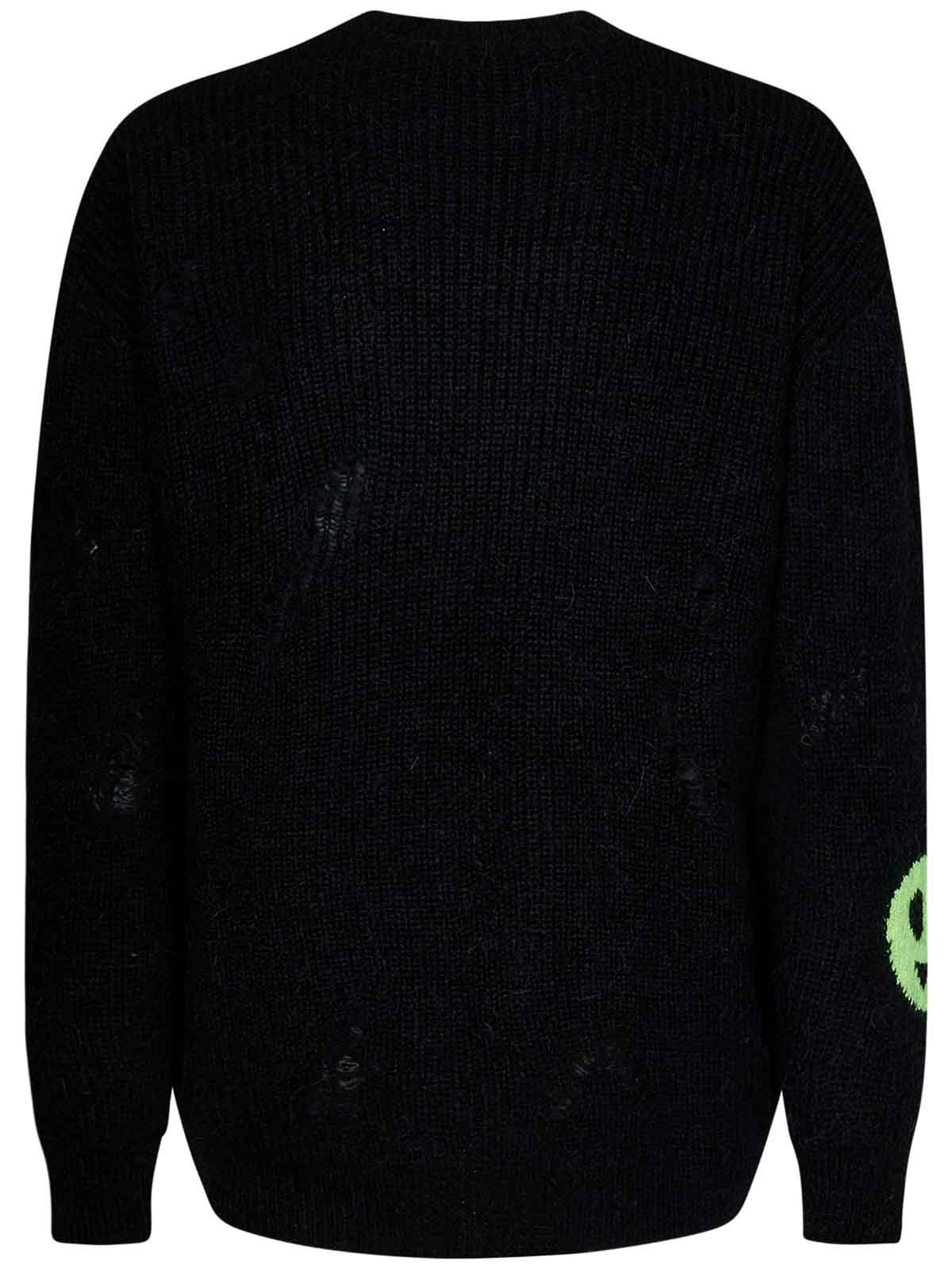Shop Barrow Black Alpaca Blend Knit Sweater