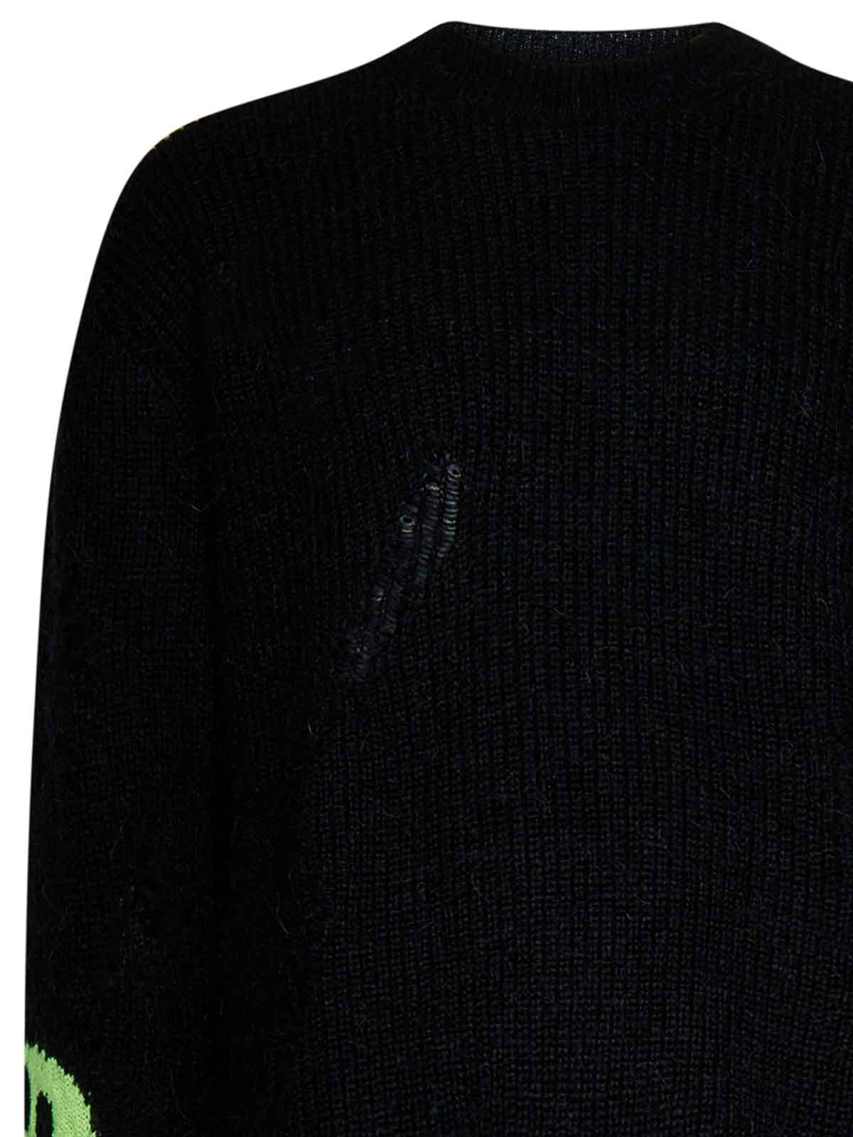 Shop Barrow Black Alpaca Blend Knit Sweater
