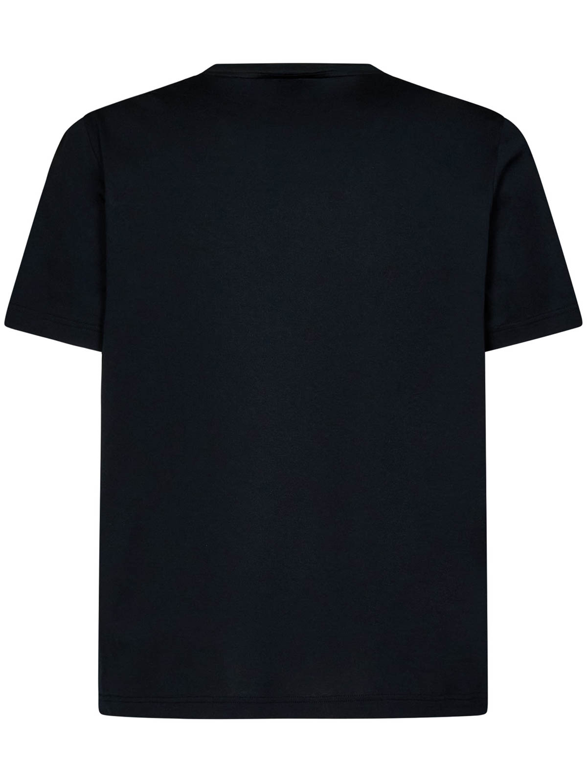 Shop Brioni Black Cotton Jersey T-shirt In Negro