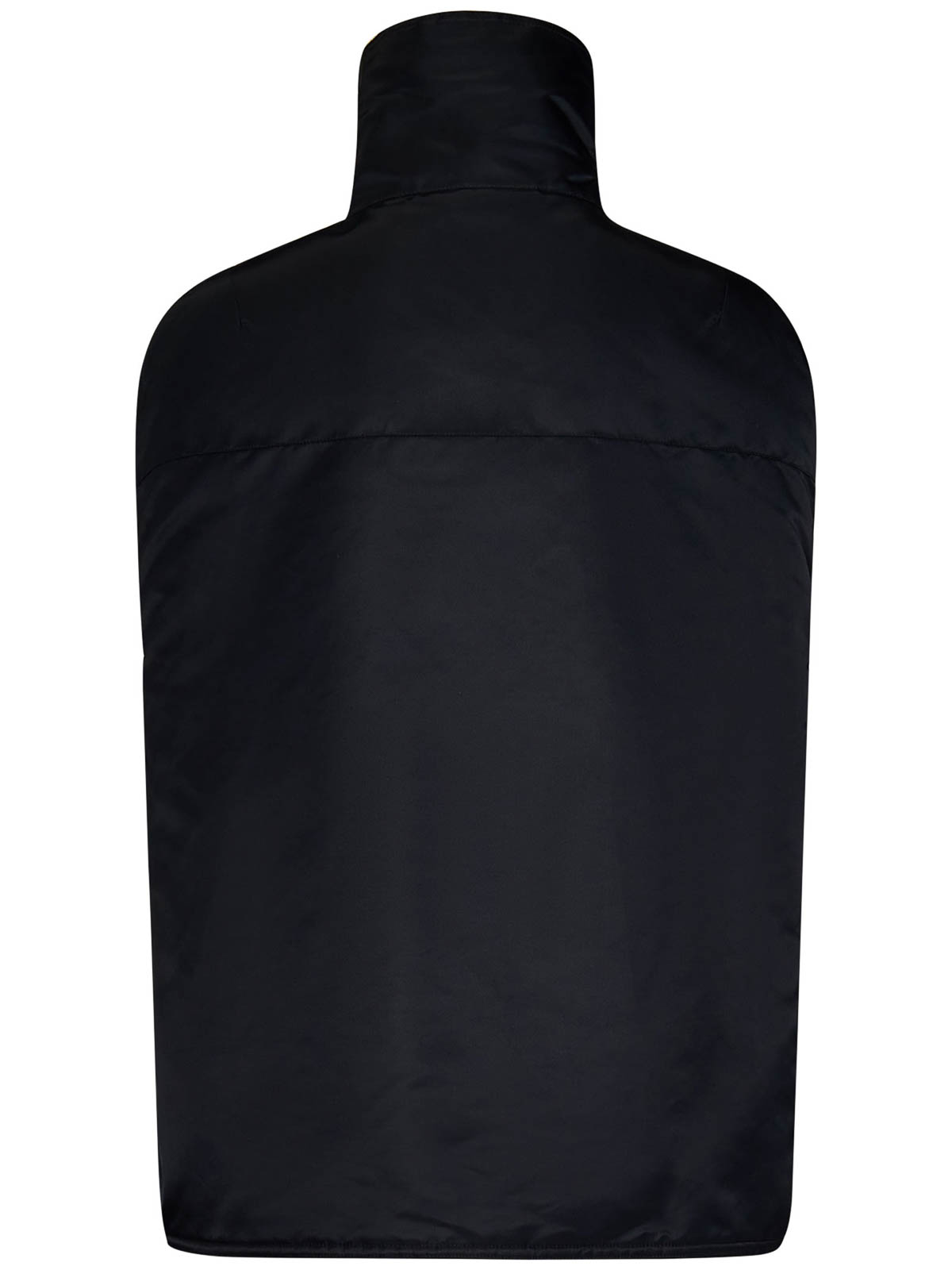 Shop Coperni Padded Nylon Cape With Logo In Black