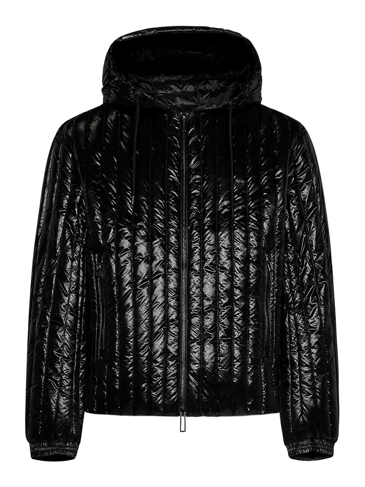 Emporio Armani Water-Repellent Nylon Down Jacket with Hood 