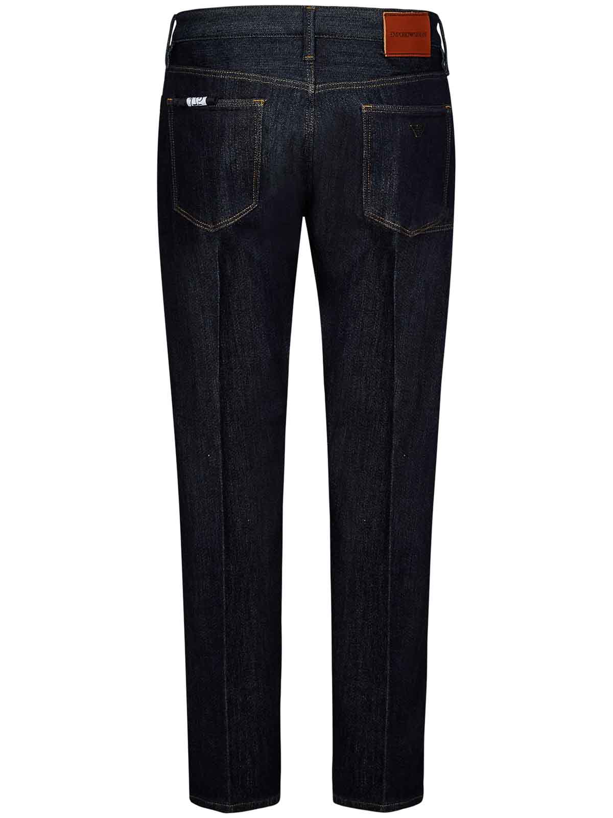 EMPORIO ARMANI ブラックデニム ストレート 30 ジーンズ EMPORIO 