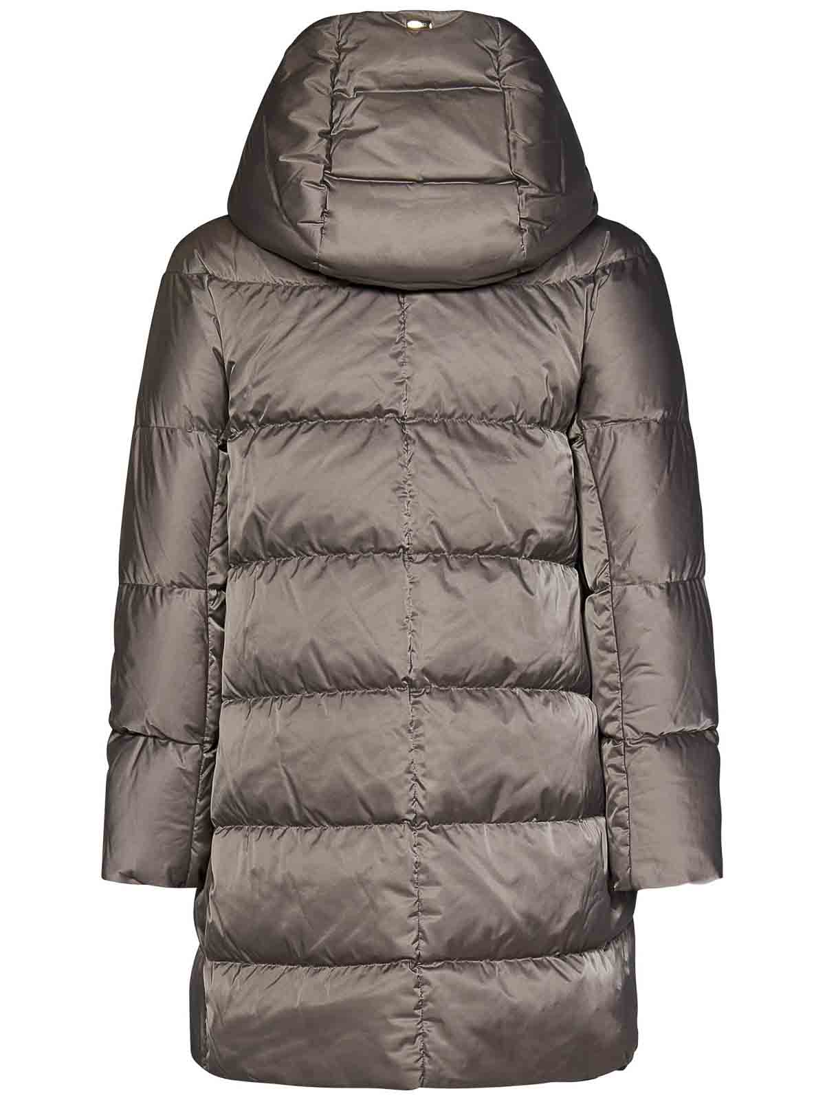 Herno Taupe Down Jacket with A-Shape Cut - Beige
