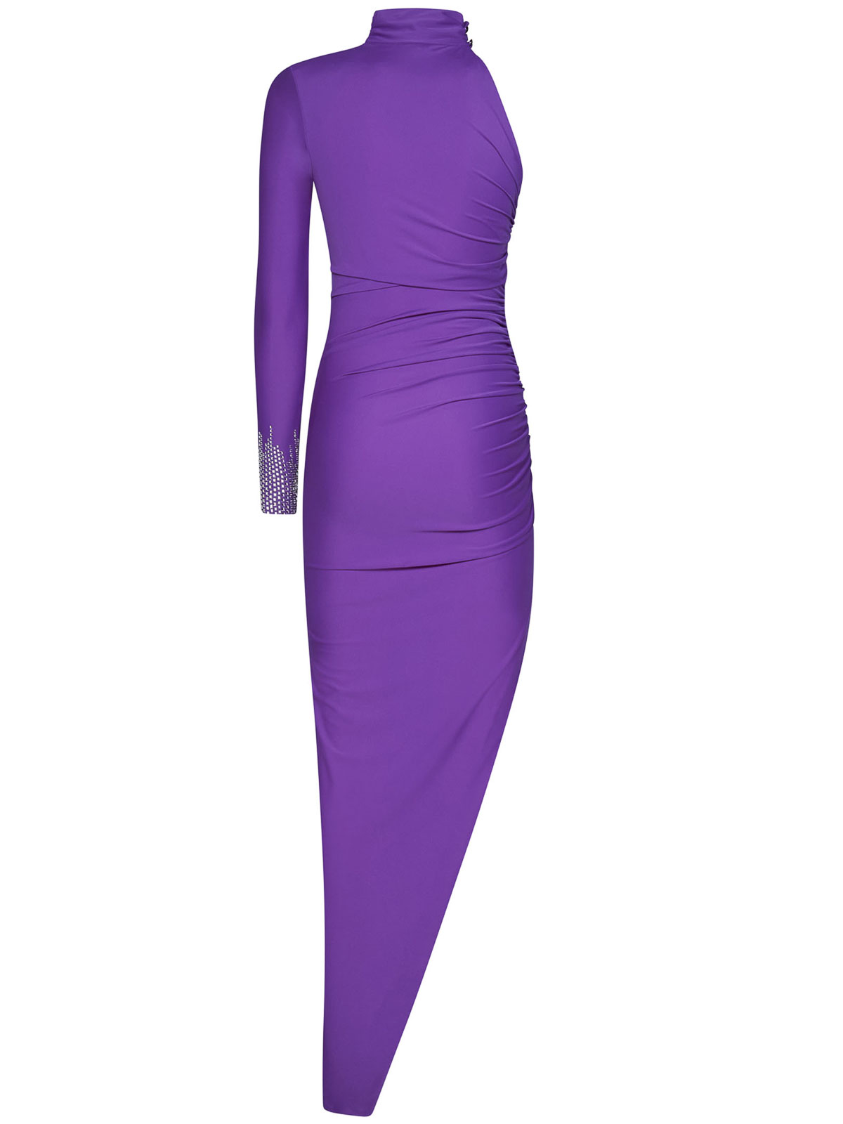 dark purple dress prom Dark Purple Satin Cross Back Straps V-neckline Party Dress, New Prom D   Cutedressy