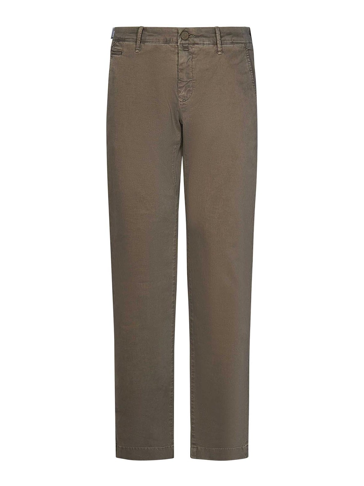 Shop Jacob Cohen Slim Fit Pants In Grey