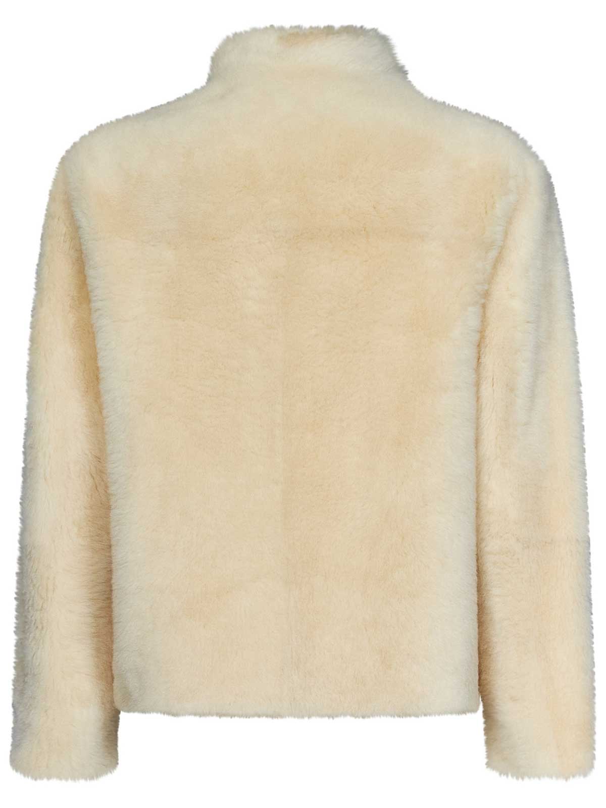 Jil Sander レザージャケット - ベージュ|J47BN0113J07113269