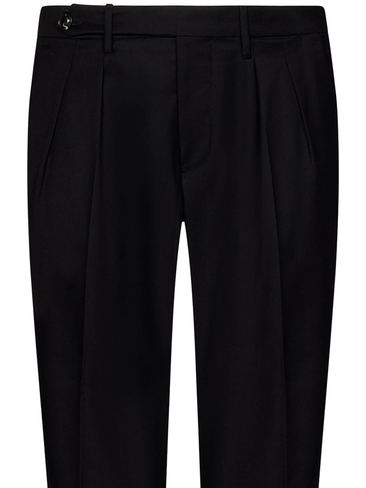 Shop Michele Carbone Black Tailored Trousers