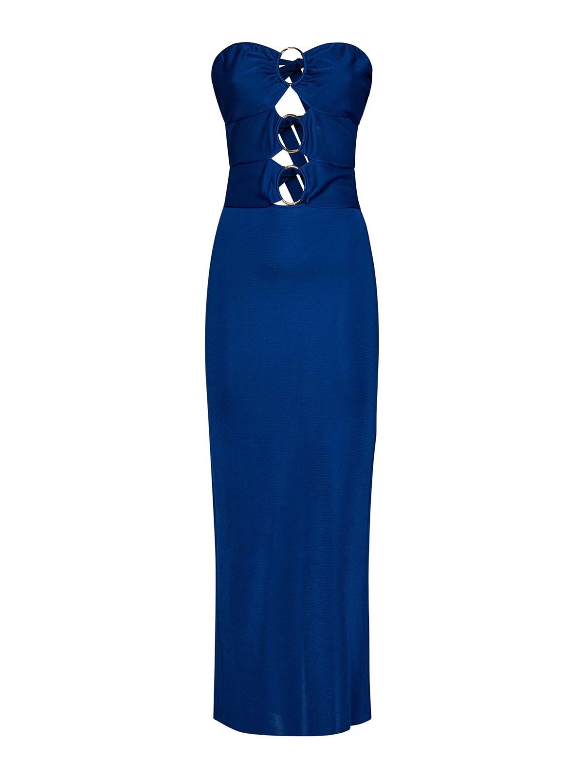 TOM FORD ELECTRIC BLUE STRAPLESS DRESS
