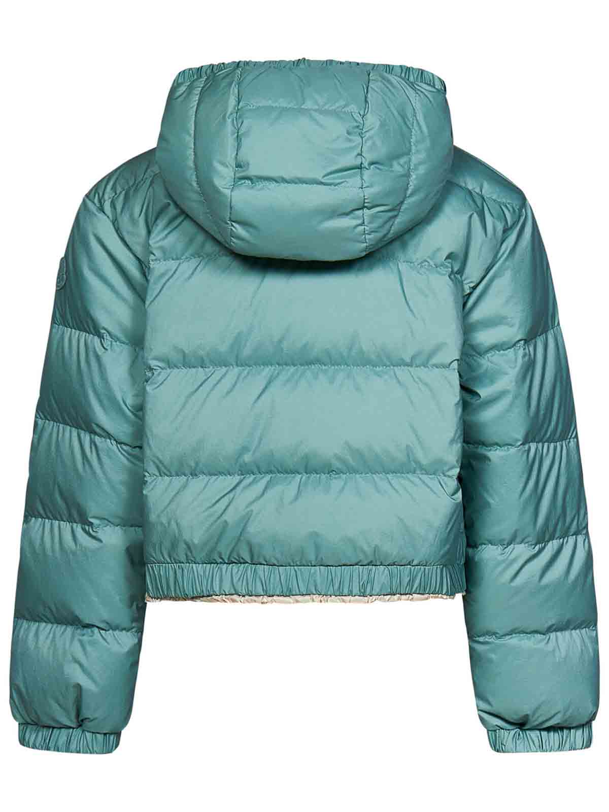 Giacche casual Moncler Jr - Piumino imbottito con cappuccio e