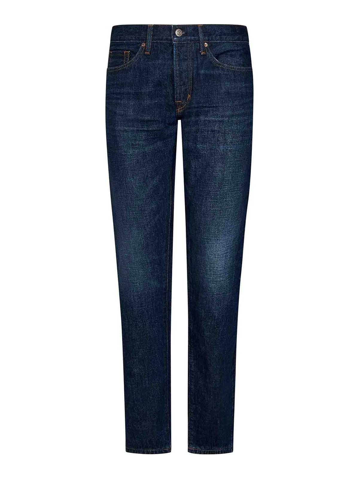 Tom Ford Slim-fit Blue Vintage Denim Jeans