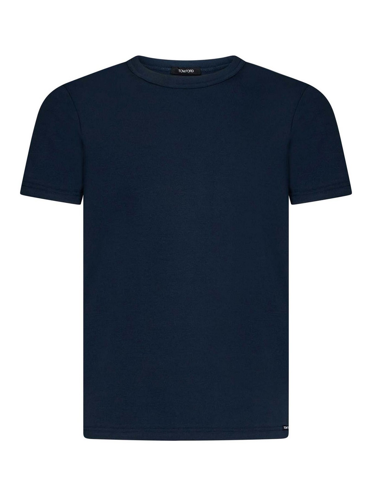 Shop Tom Ford Cotton T-shirt In Blue