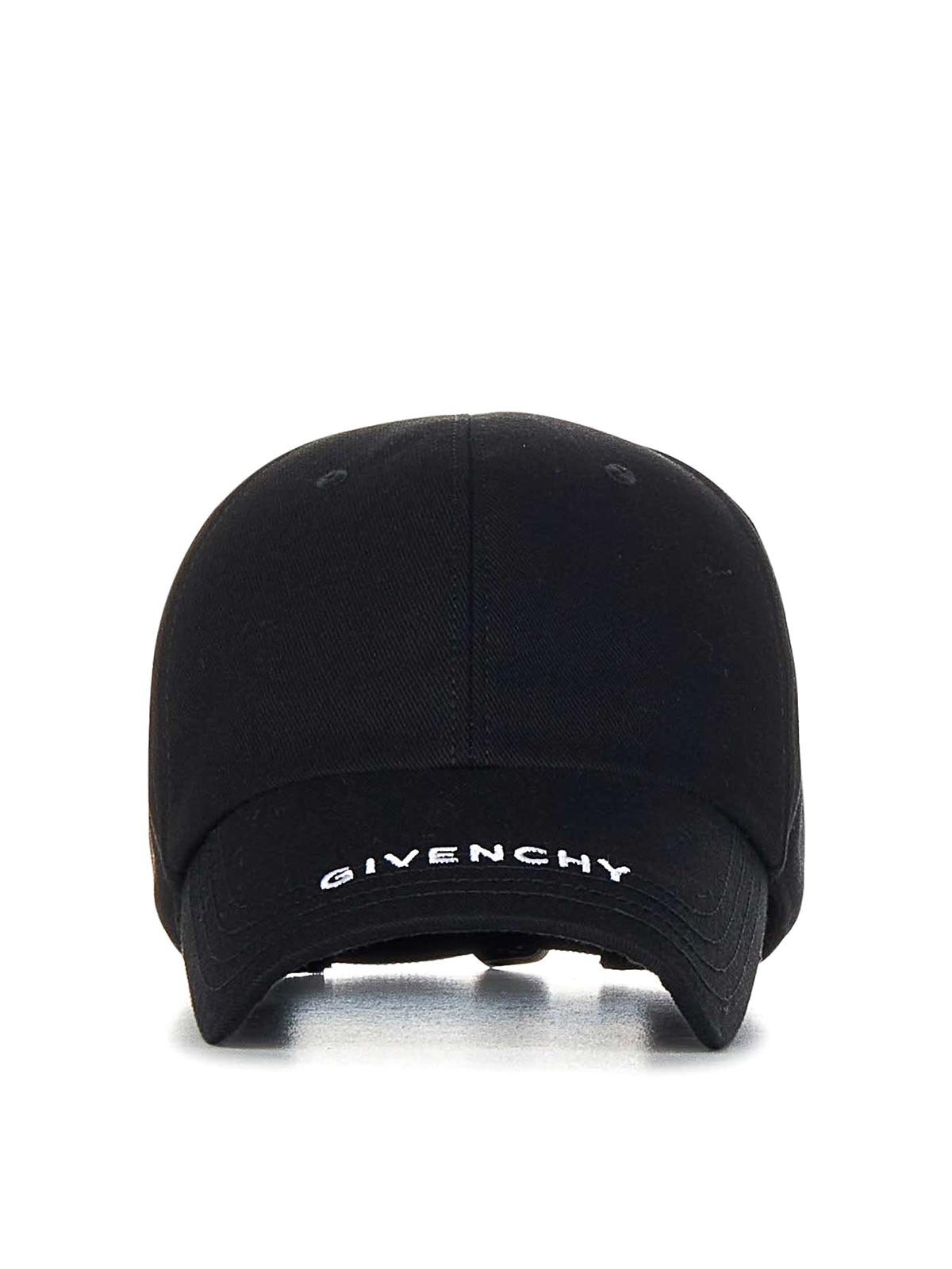Hats & caps Givenchy - Black Cotton Twill Baseball Cap - BPZ0A2P0TD001