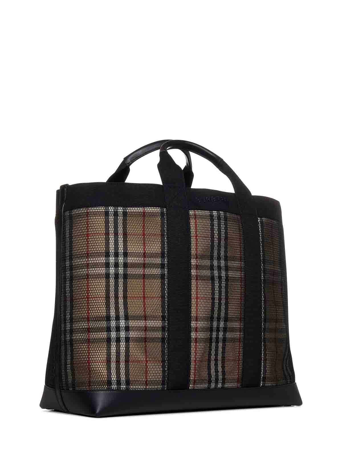 Burberry Black/Beige Tote Bag
