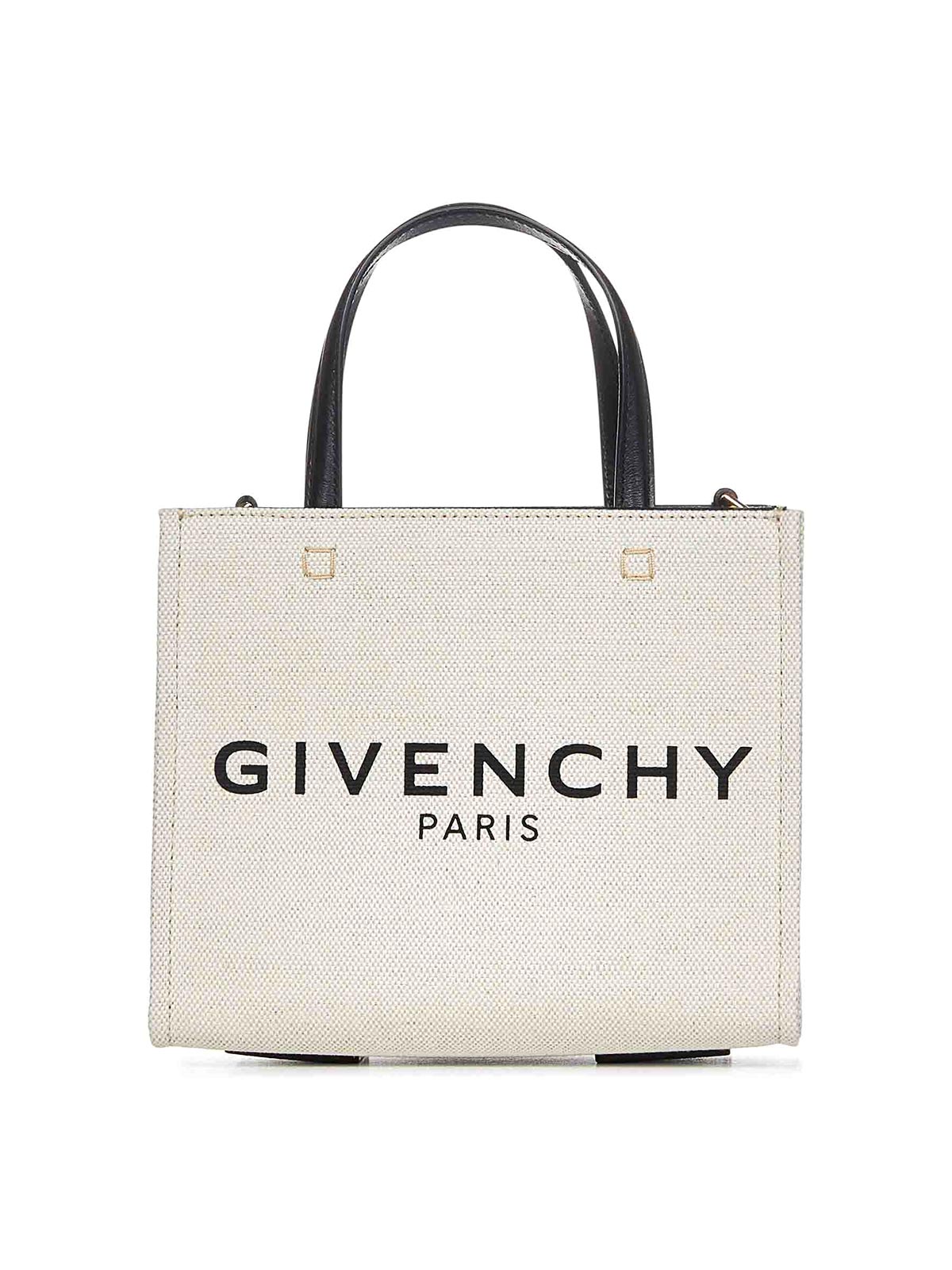 Givenchy Beige Canvas Mini Tote Bag