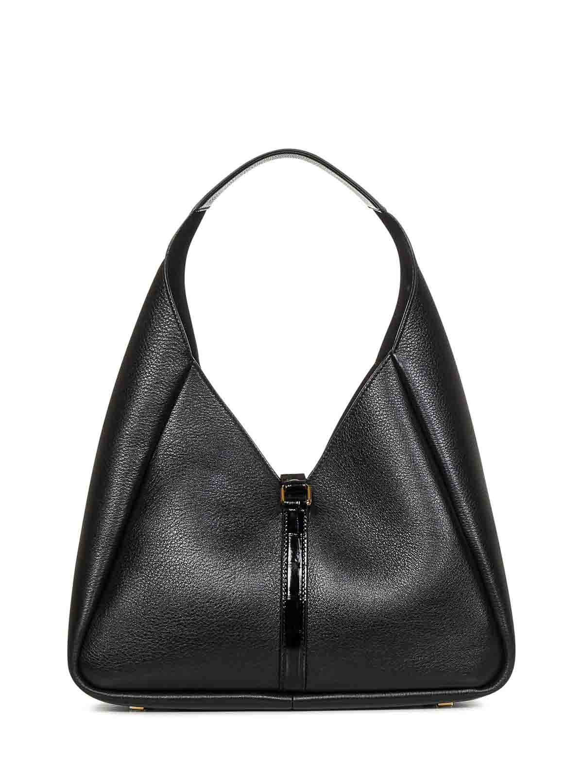 Givenchy Mini G-Lock Leather Hobo in Ivory