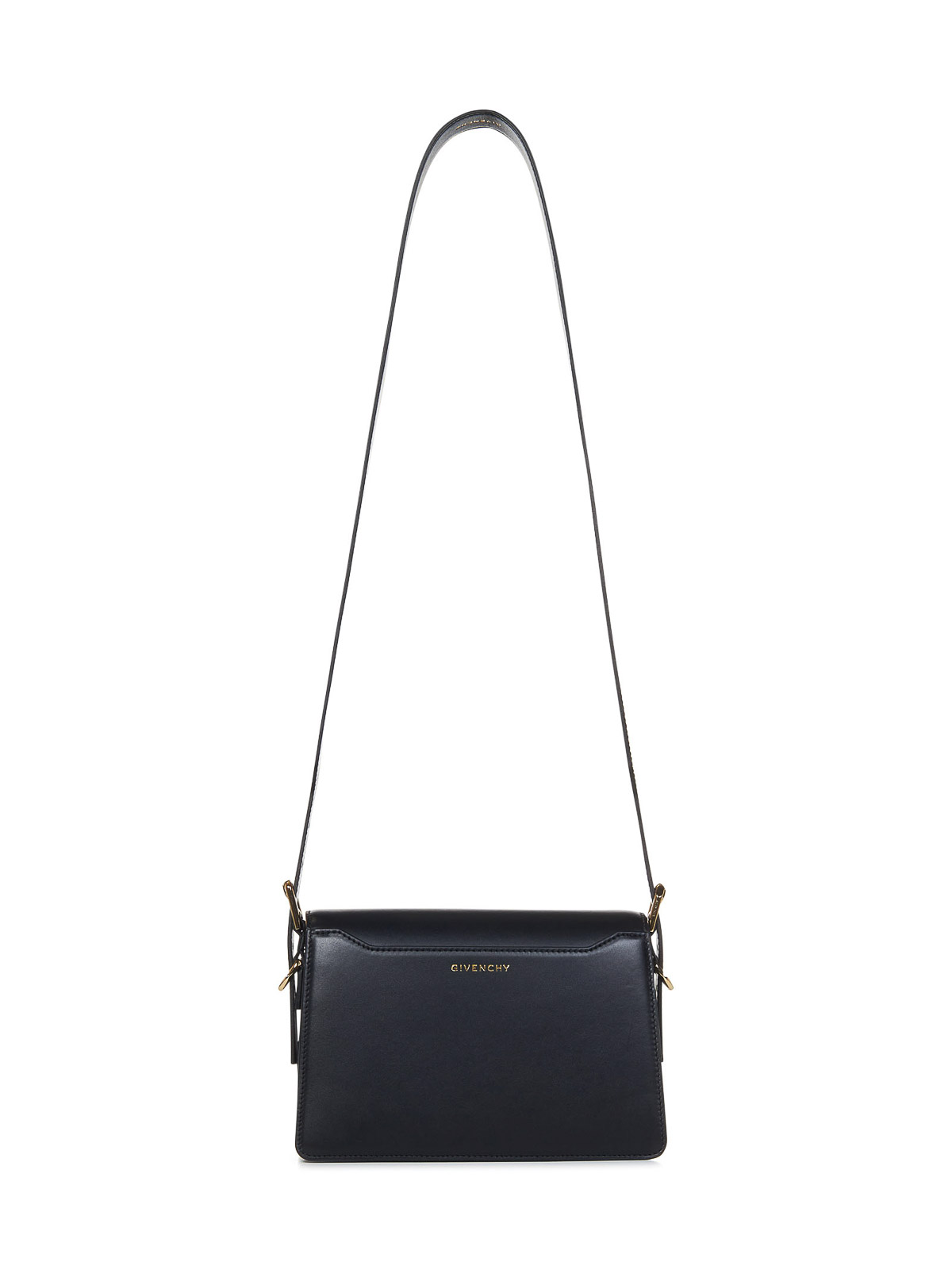 Shop Givenchy Black Box Leather Crossbody Bag