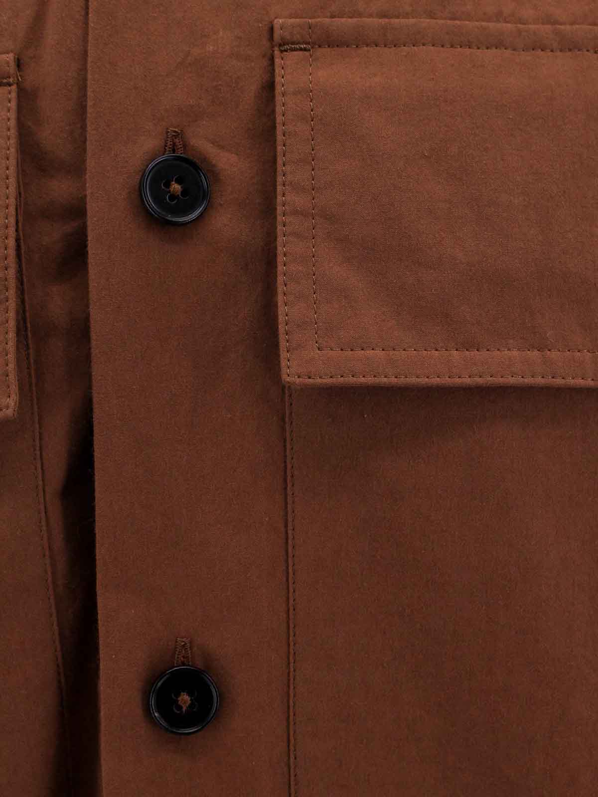 Shop Jil Sander Shirt In Brown