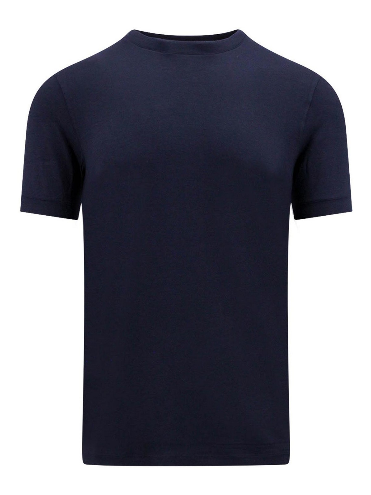 Shop Giorgio Armani T-shirt In Blue