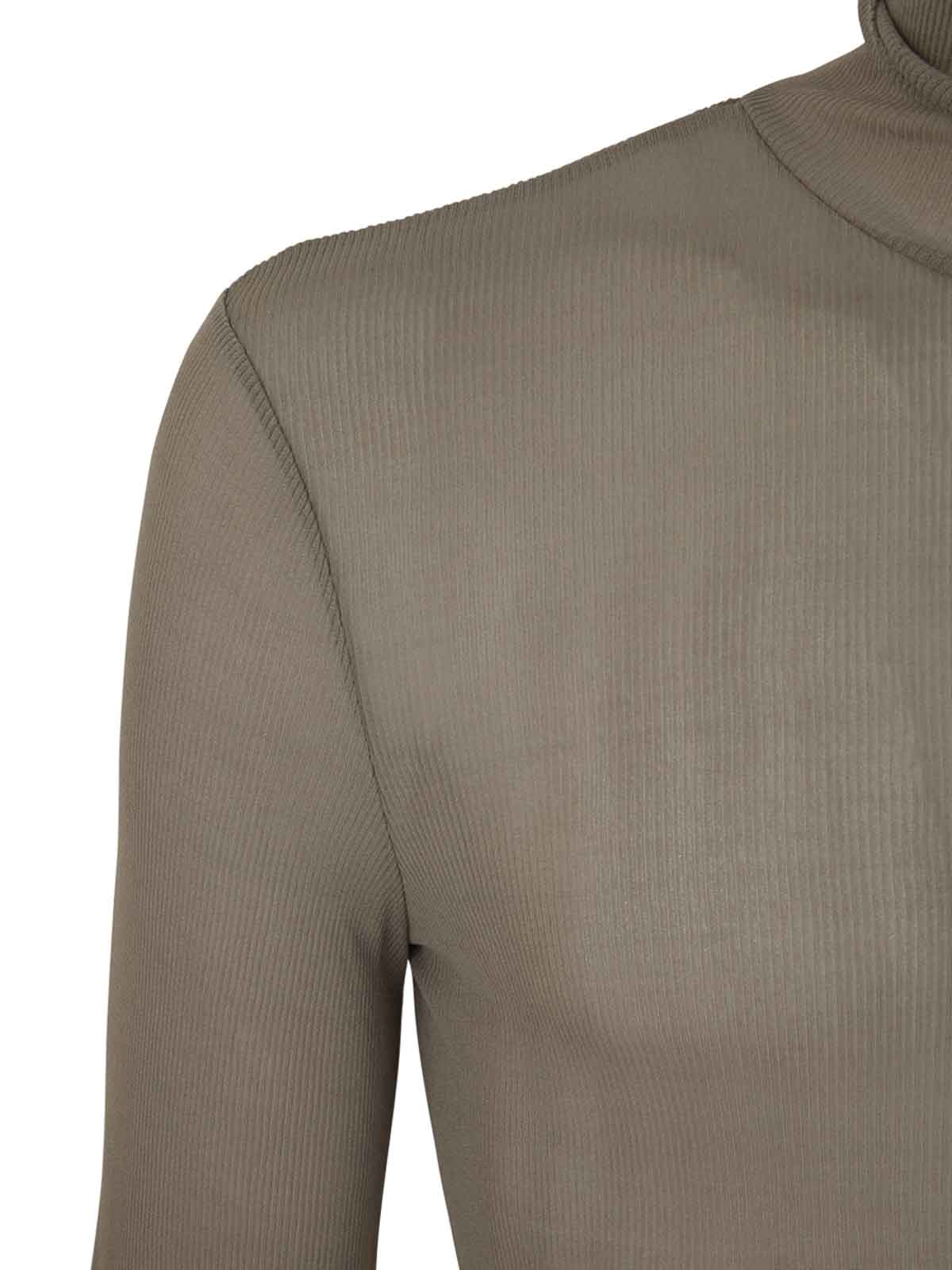 Shop Ami Alexandre Mattiussi Turtleneck Tshirt In Grey