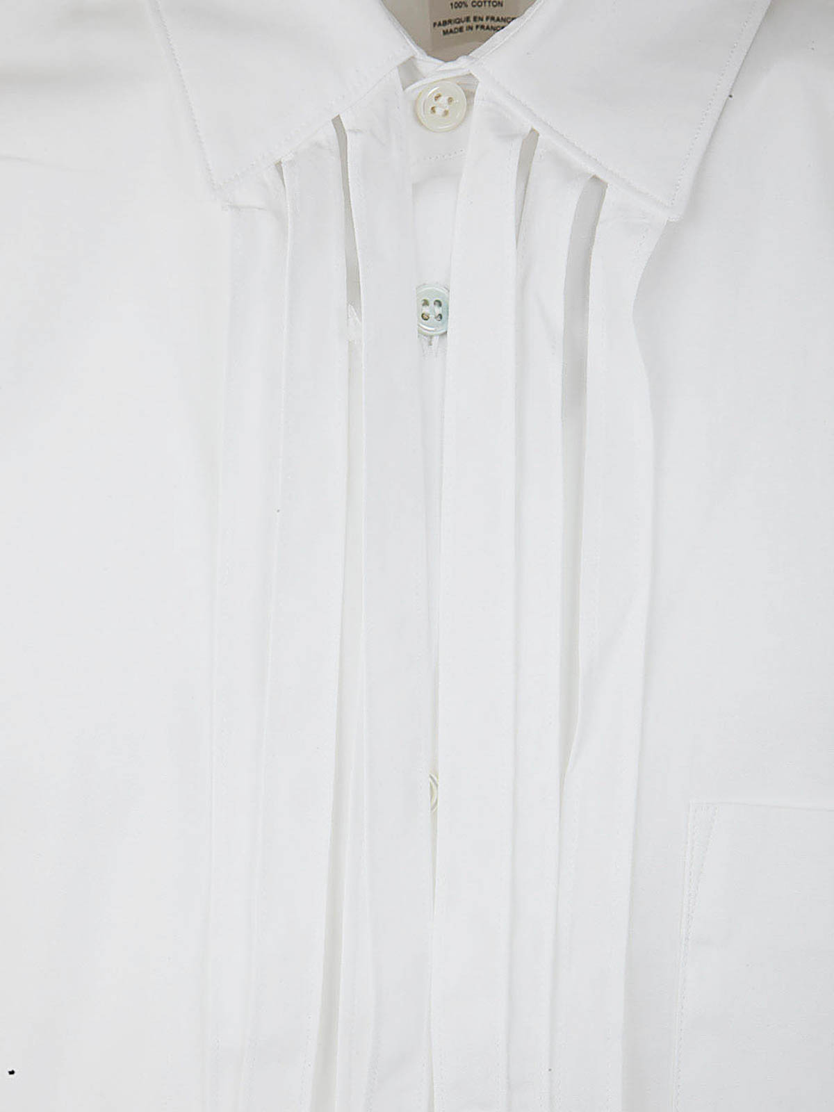 Shop Comme Des Garçons Shirt Woven In White