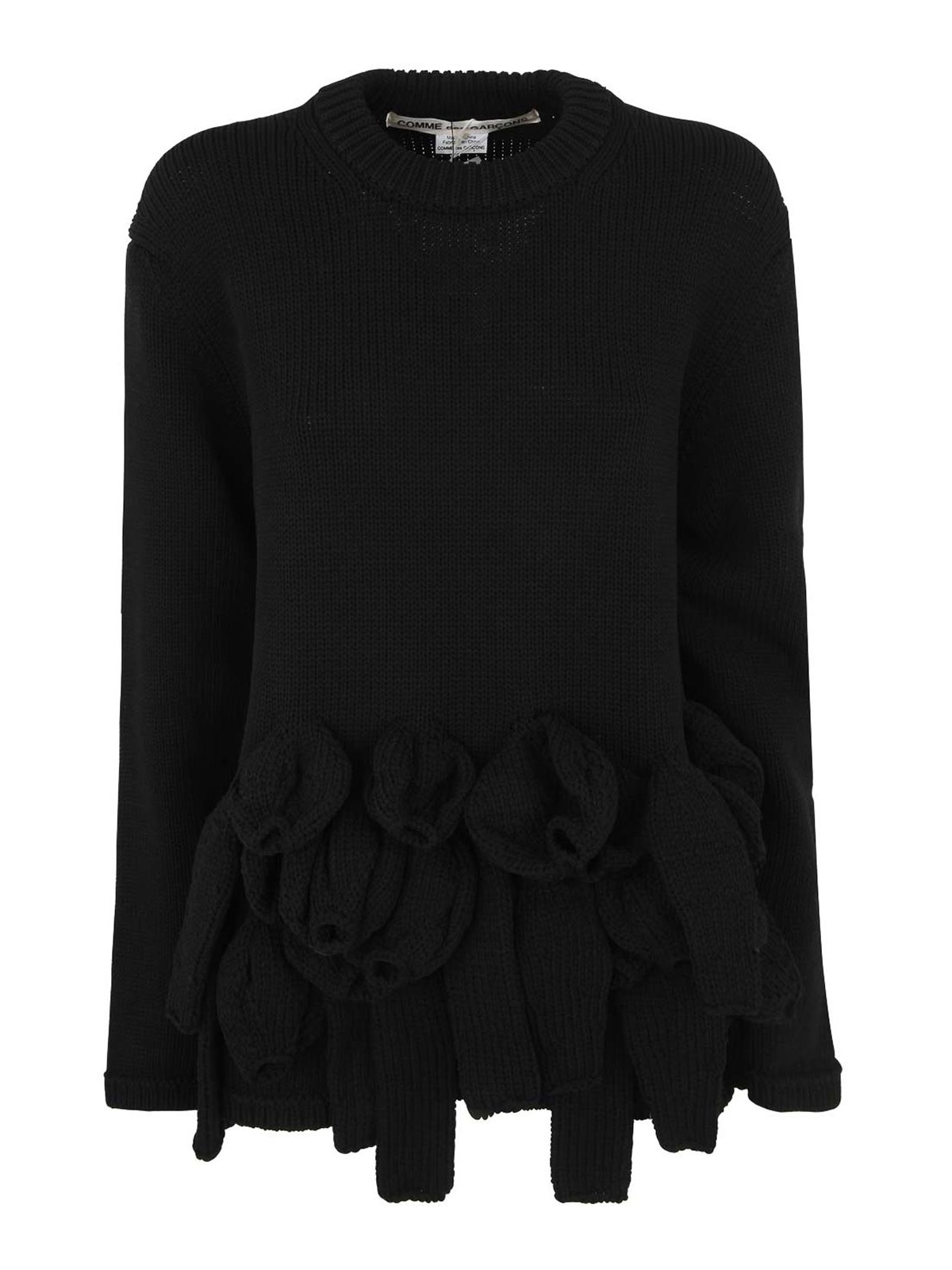Comme Des Garçons Ladies` Sweater In Black