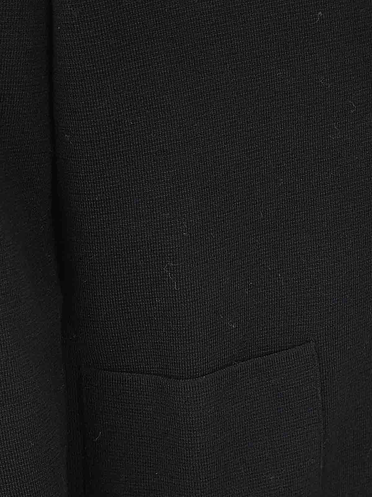 Shop Filippo De Laurentiis Single Breasted Revers Jacket In Black