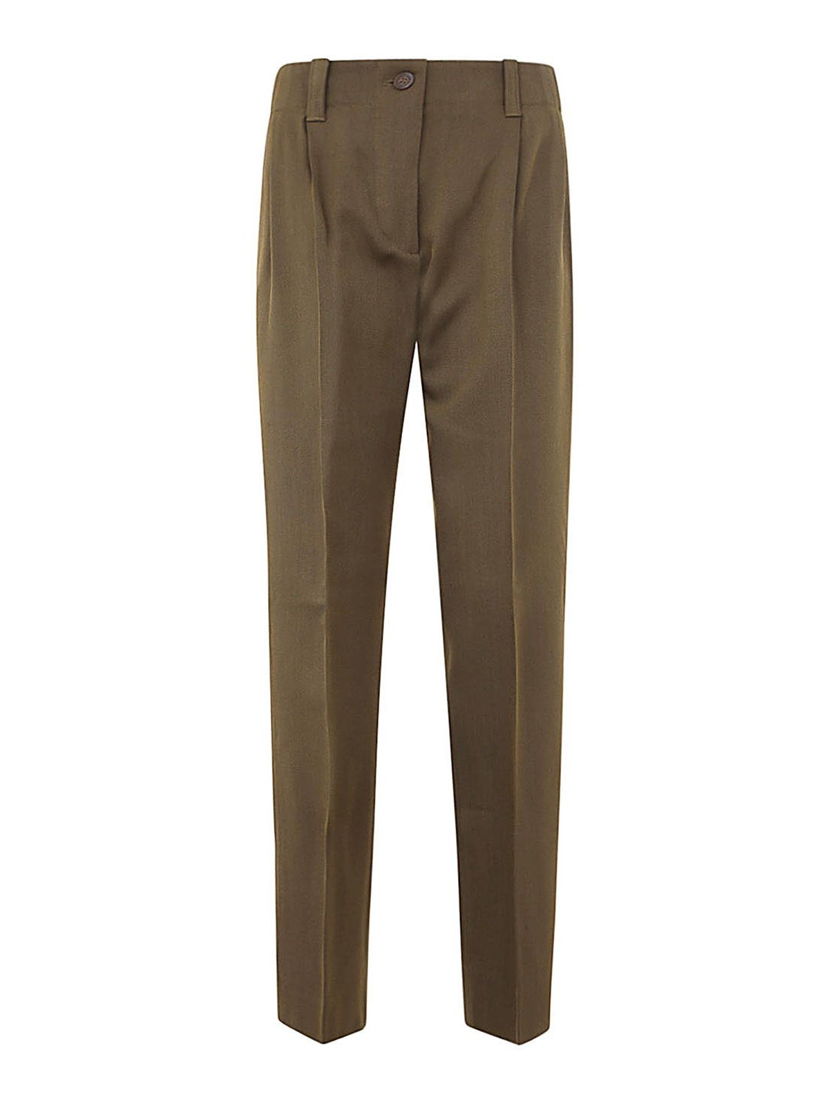 WOOL CASUAL TROUSERS