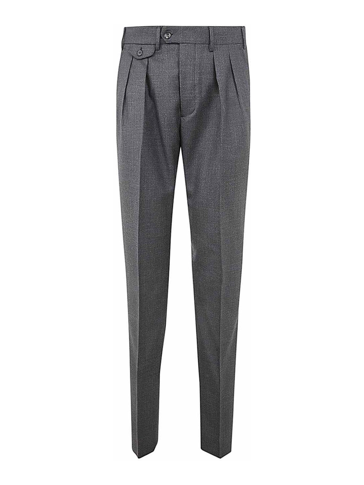 Shop Lardini Man Trousers Drop Reg In Grey