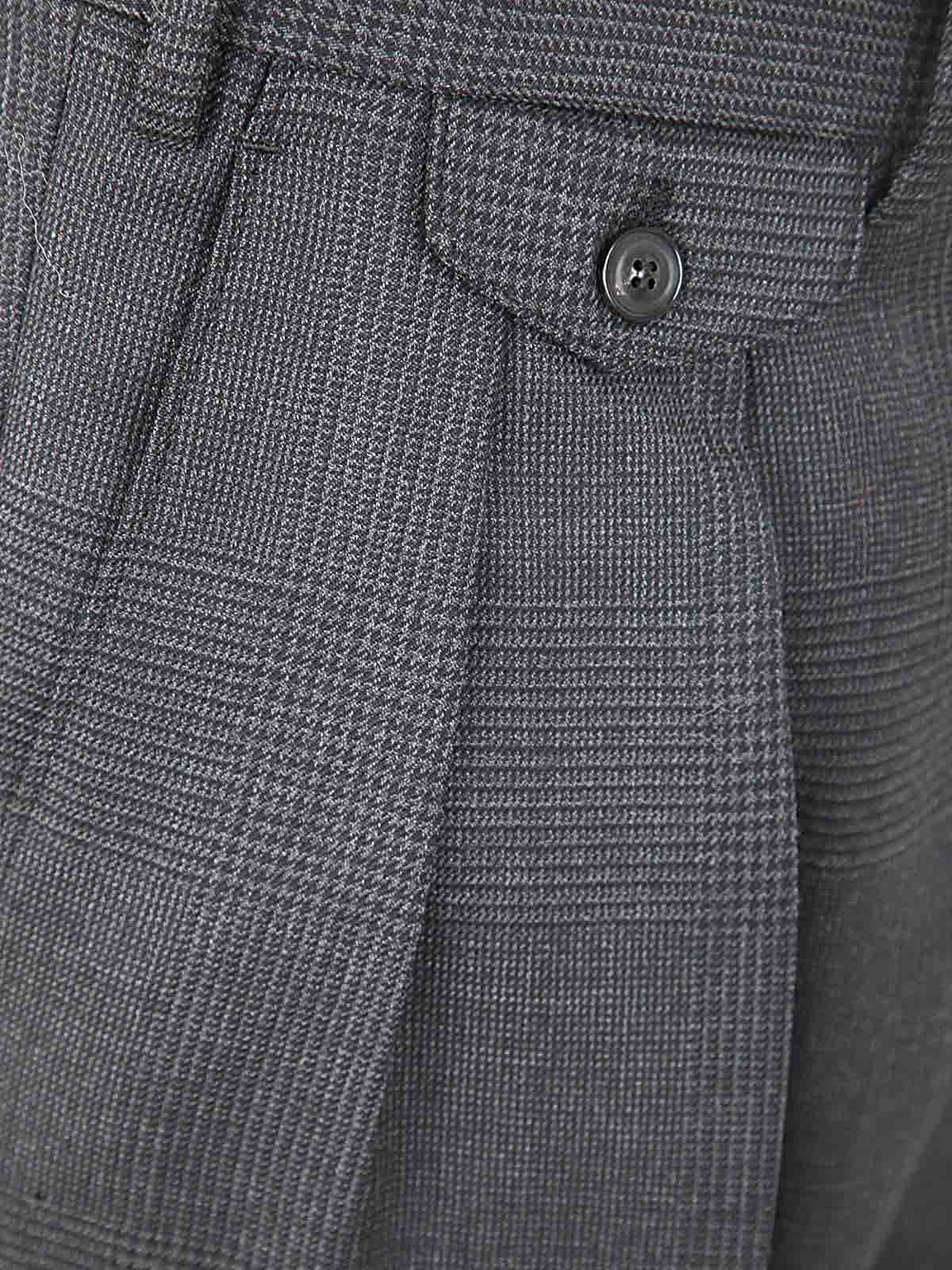 Shop Lardini Shorts - Gris In Grey