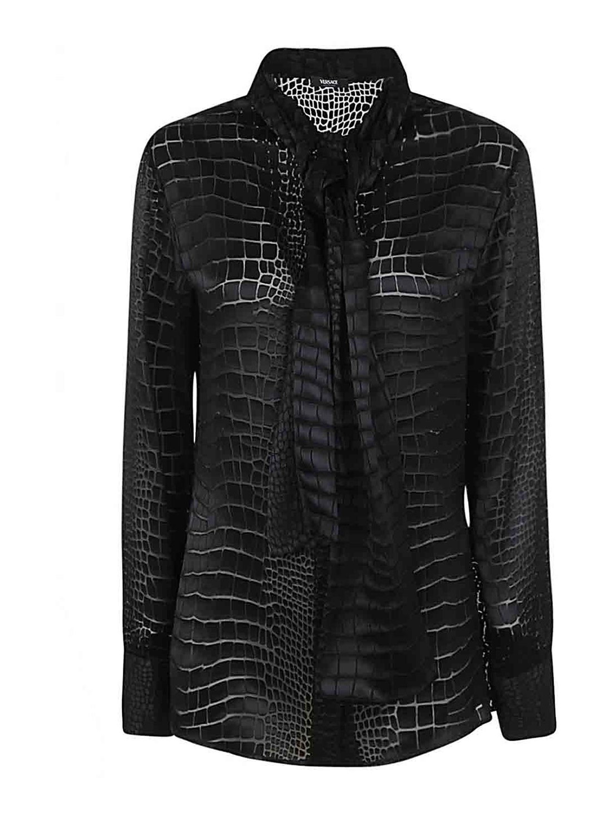 Shop Versace Informal Shirt In Black
