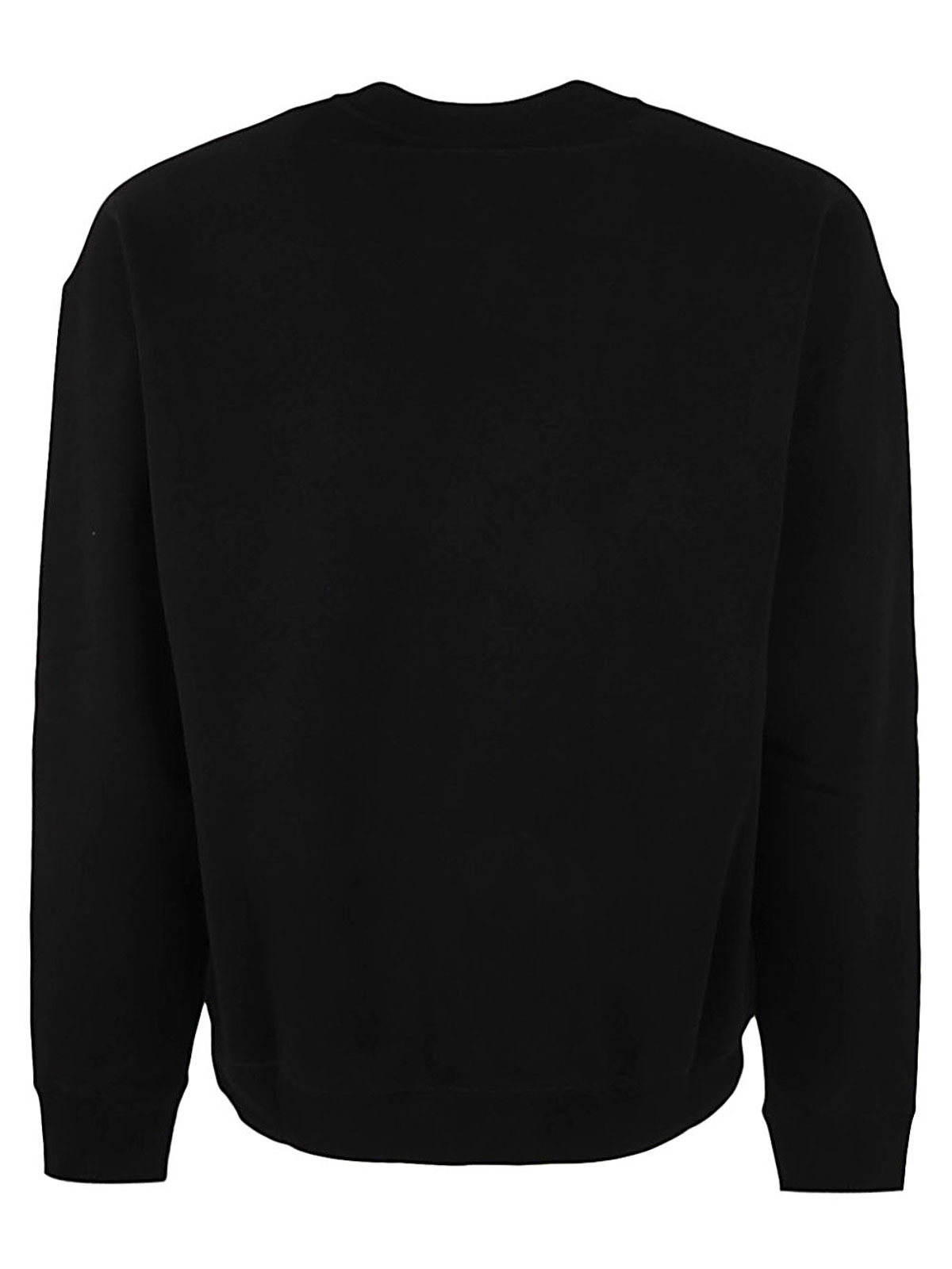 Shop Versace City Lights Print Sweatshirt In Black
