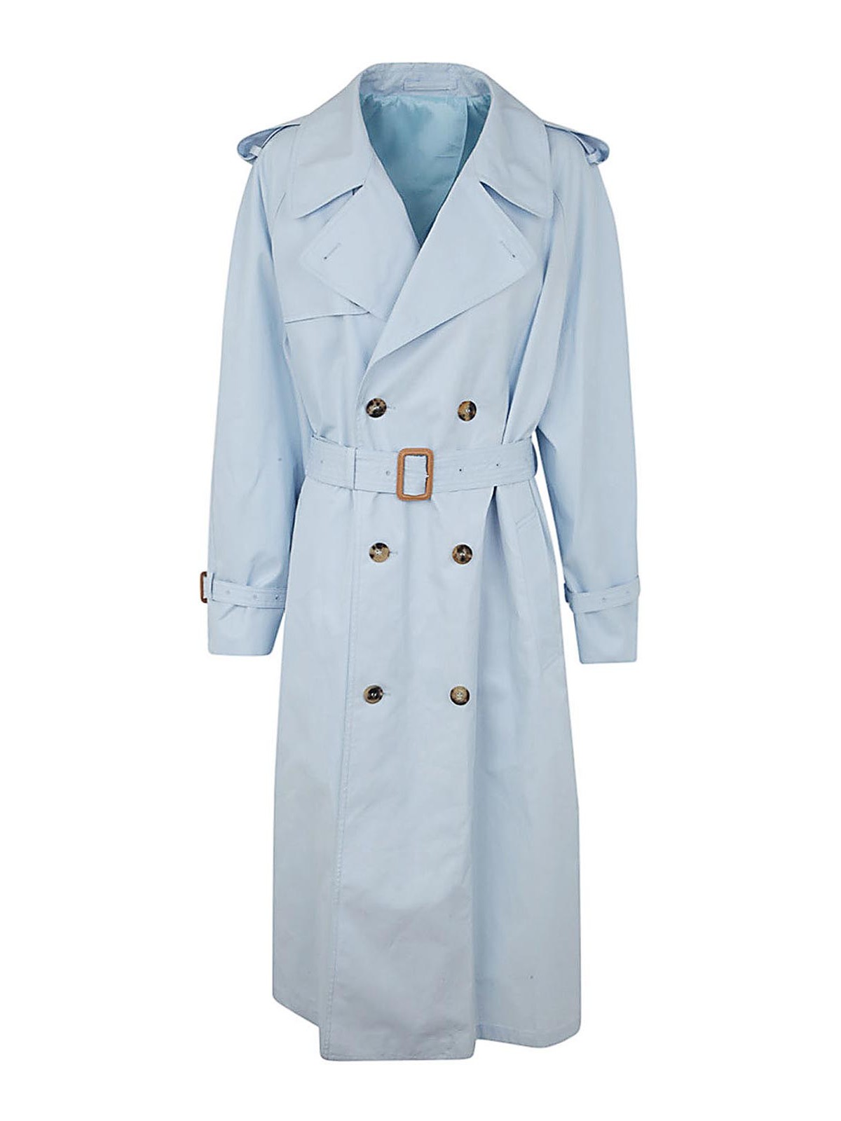 Shop Wardrobe.nyc Trench Coat In Blue