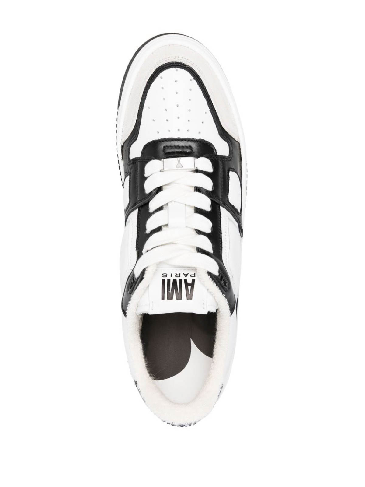 Shop Ami Alexandre Mattiussi New Arcade Sneakers In White