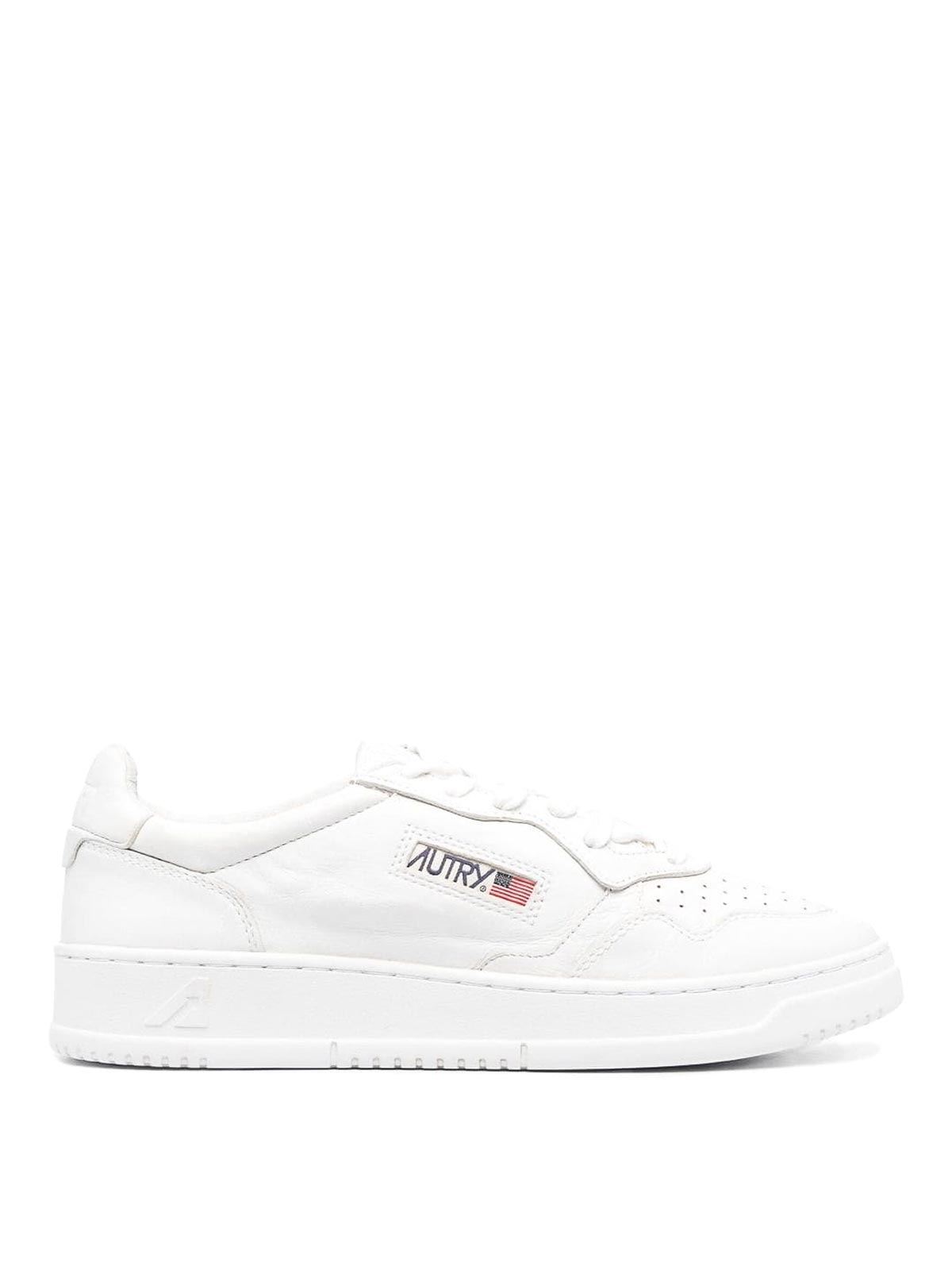 Autry Medalist Low Man Sneakers In White