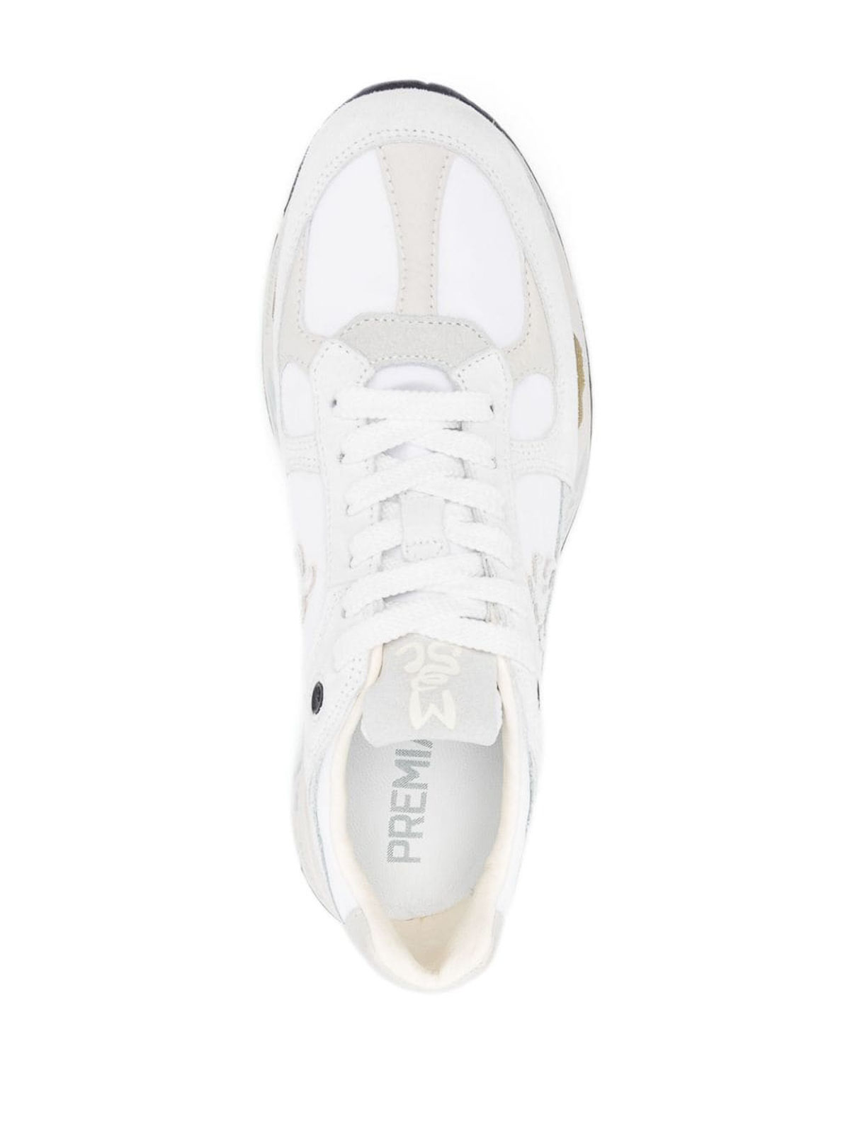 PREMIATA Sneaker Mased Camouflage Uomo – Beige/Sabbia, Suola Alta 4 Cm, Stile Vintage Anni 90