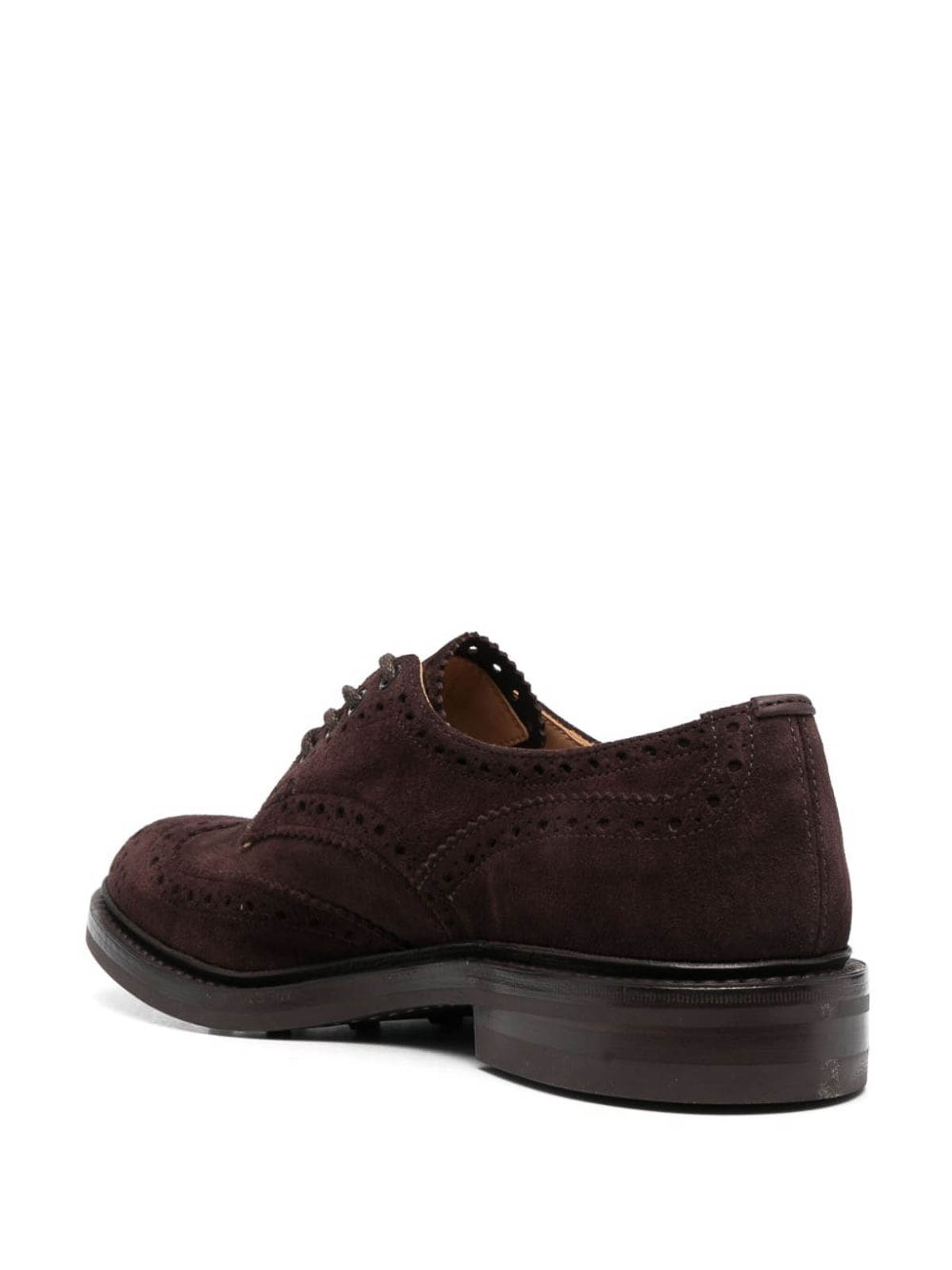 Shop Tricker's Leather Lace-ups In Brown
