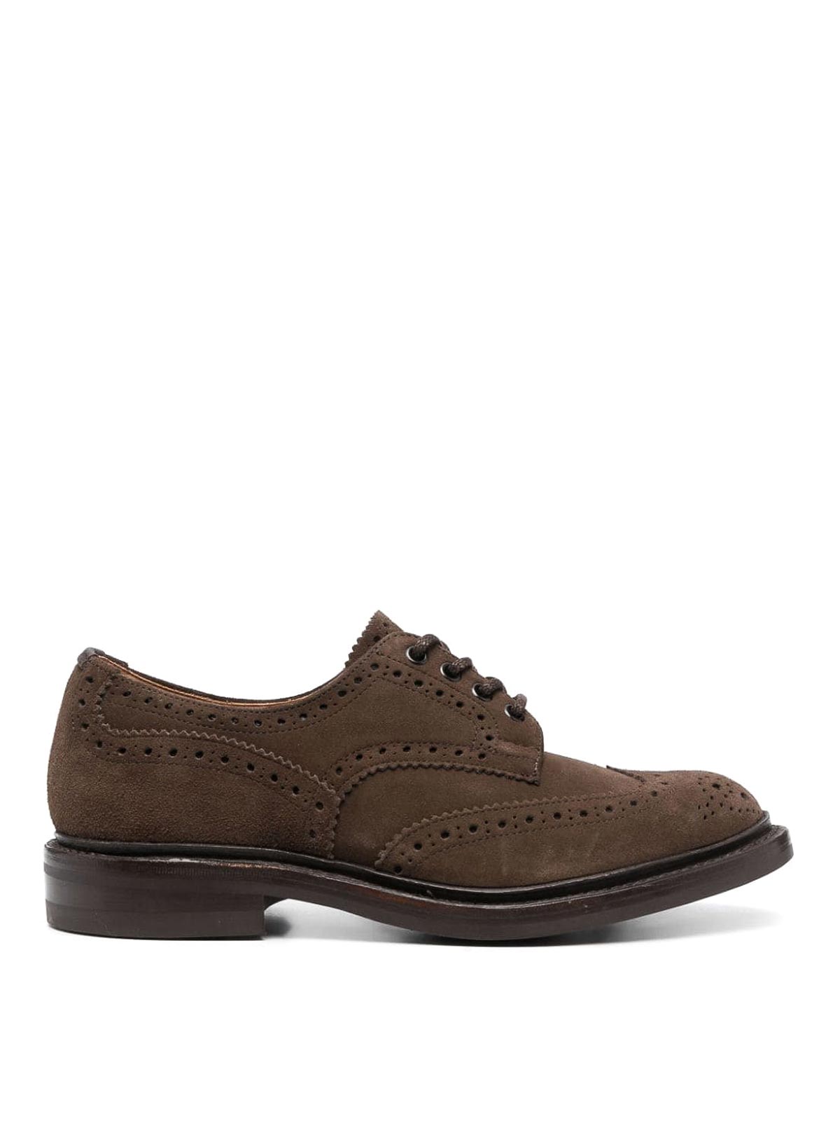 Tricker's Leather Lace-ups In Grey