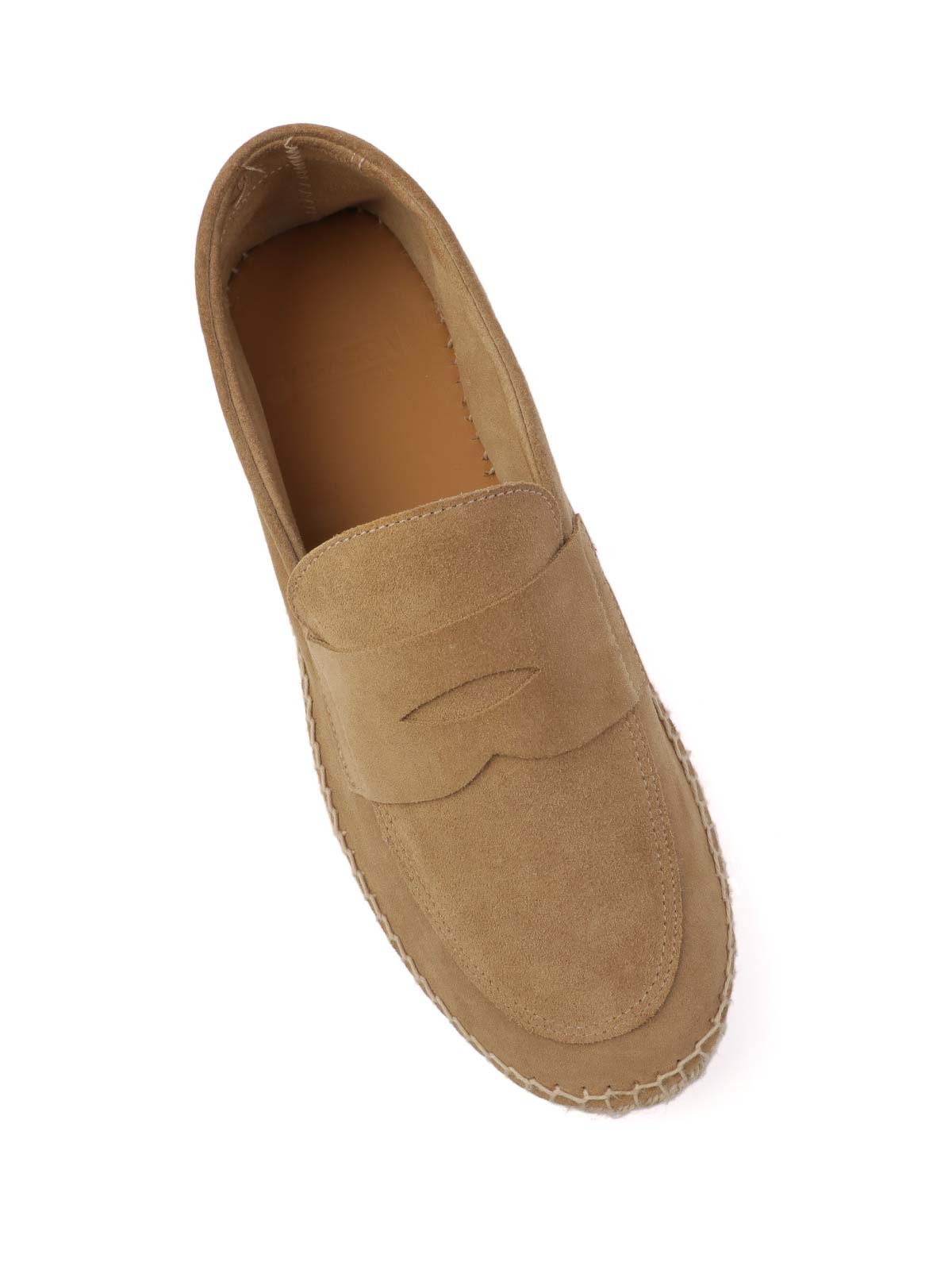 ABARCA Espadrilles voor heren, casual, zomer, van leer en jute, Rood, 42 EU