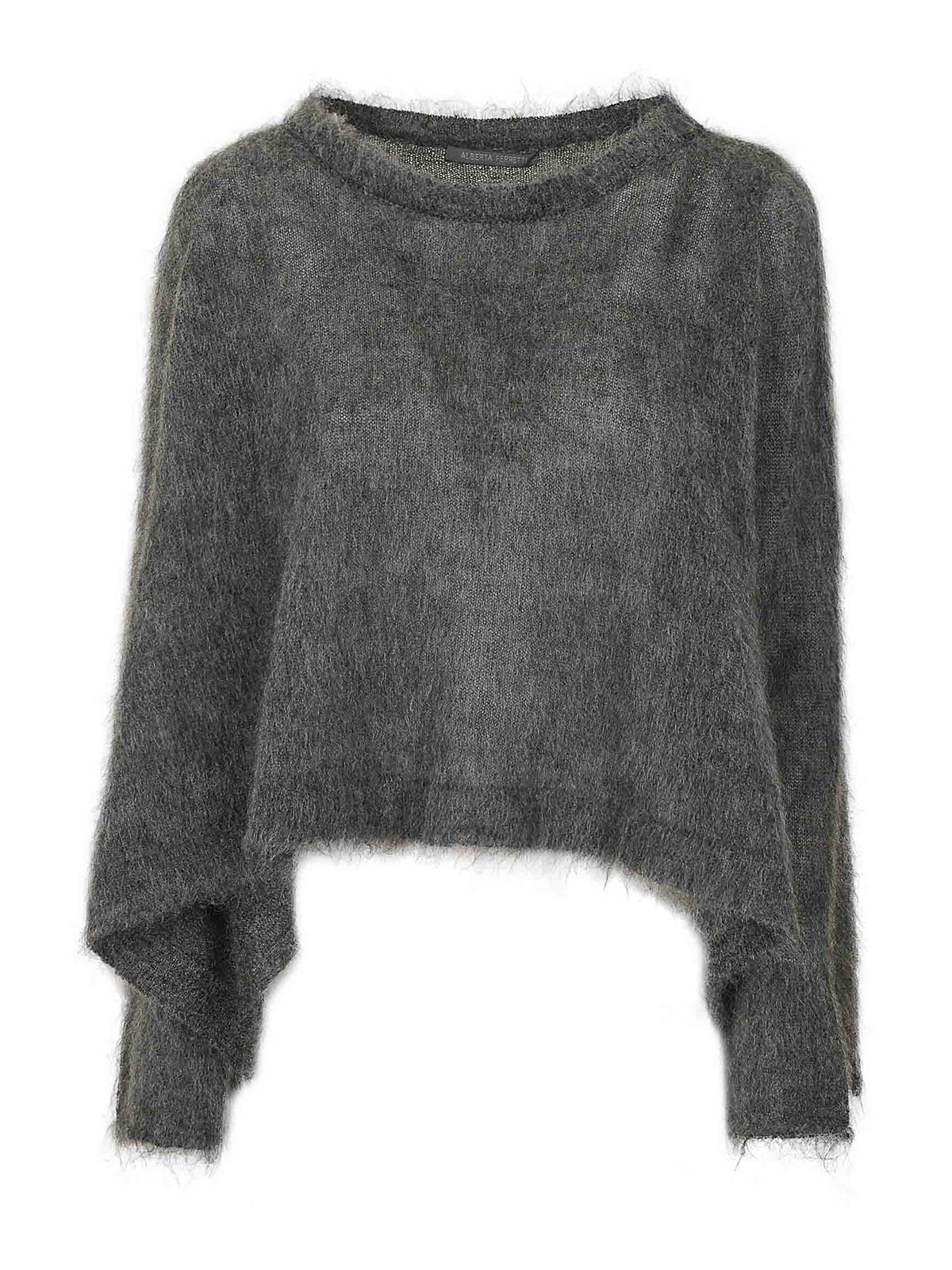 Alberta Ferretti Sweater In Grey