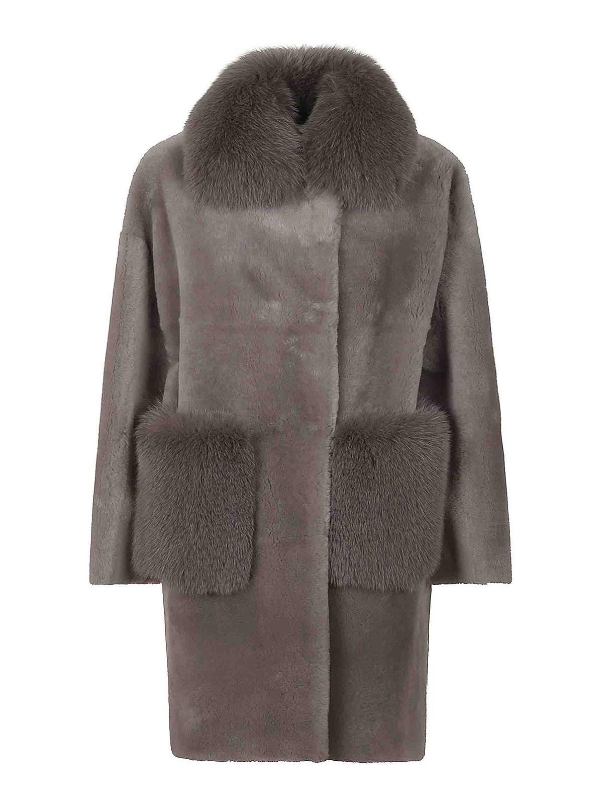 Blancha Coat In Grey
