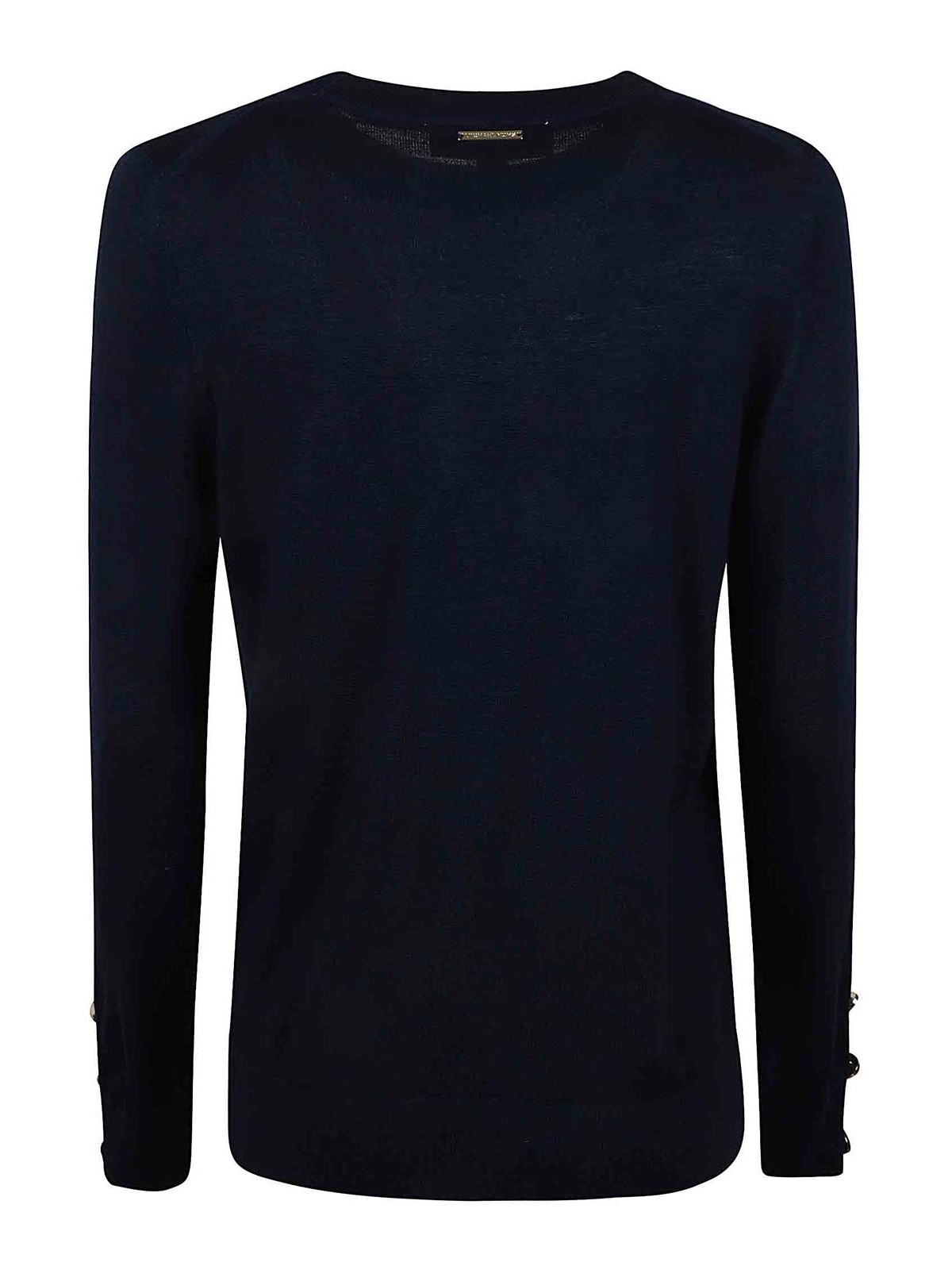 Shop Michael Kors Crew Neck Sweater In Blue