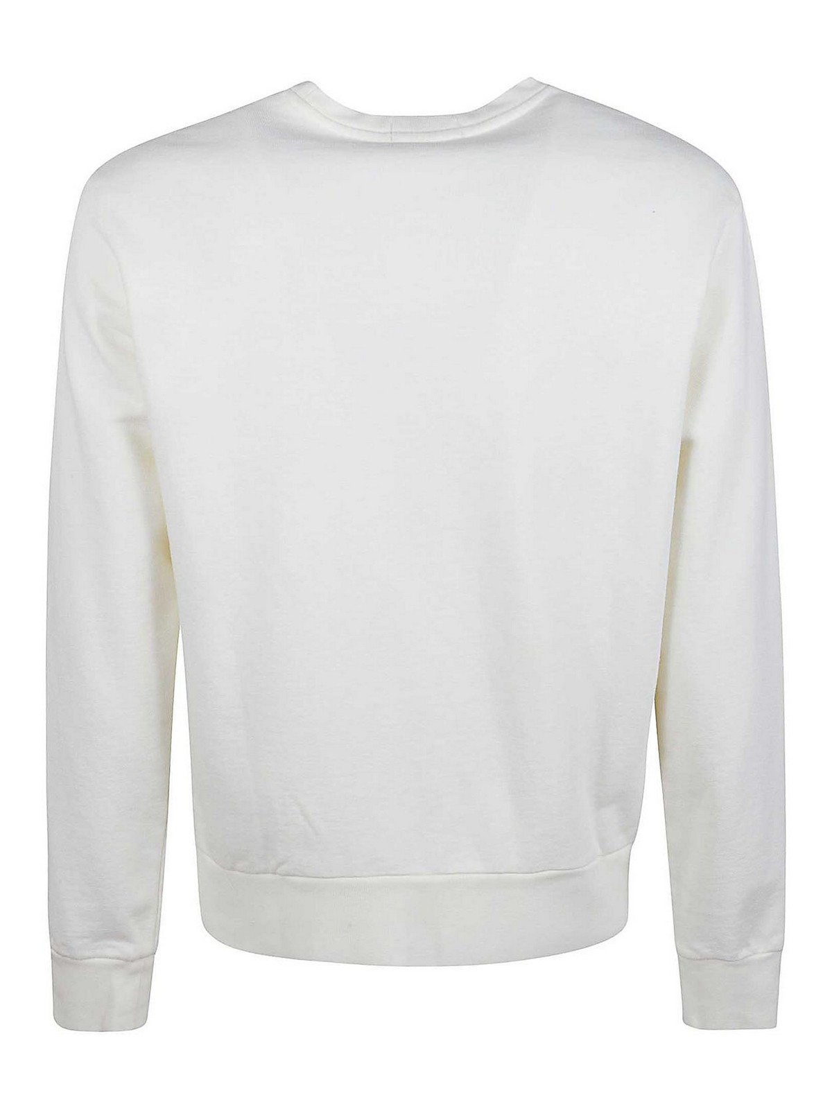 Shop Polo Ralph Lauren Sweatshirt In Cream
