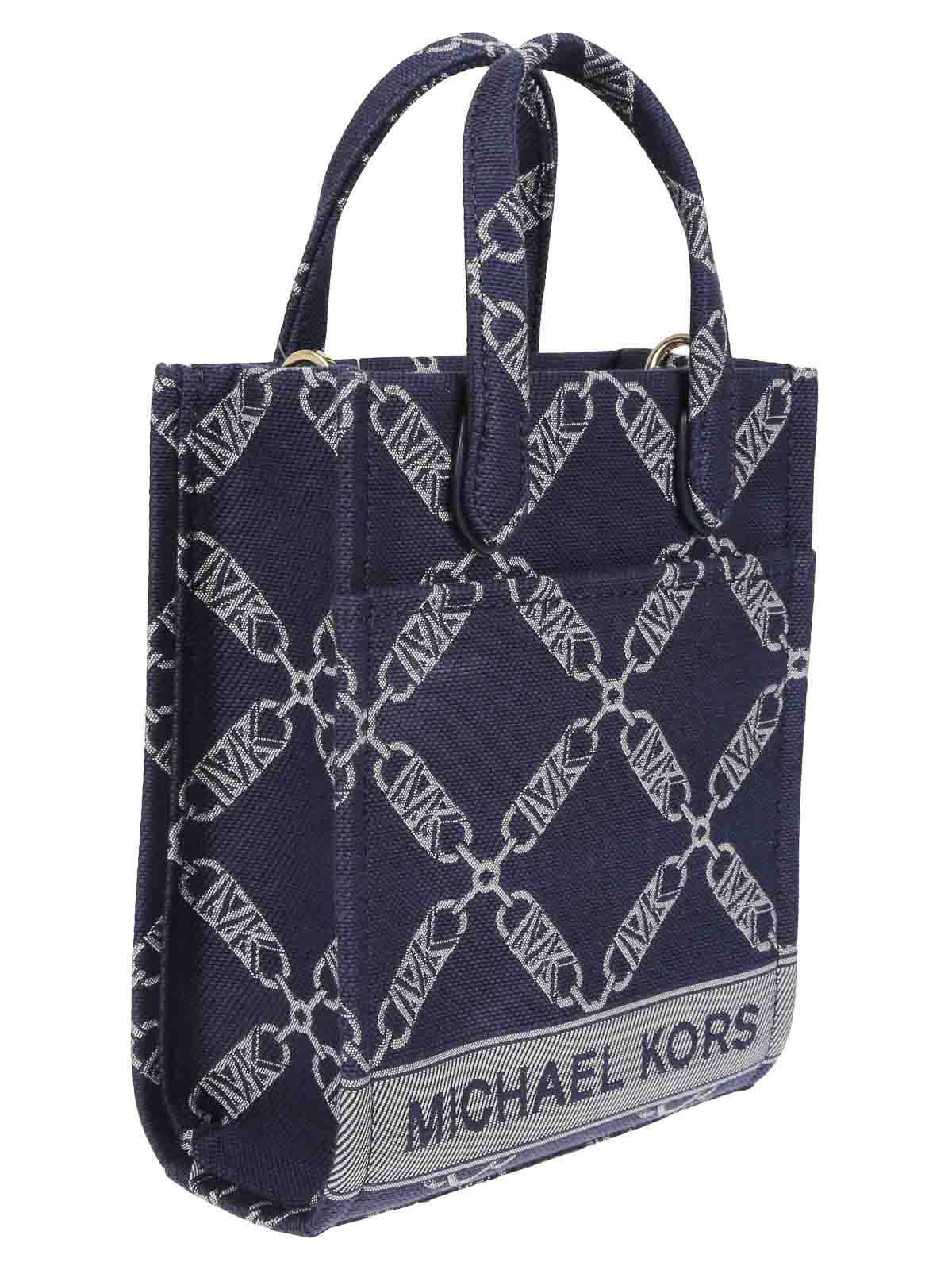 Shop Michael Kors Leather Bag In Blue