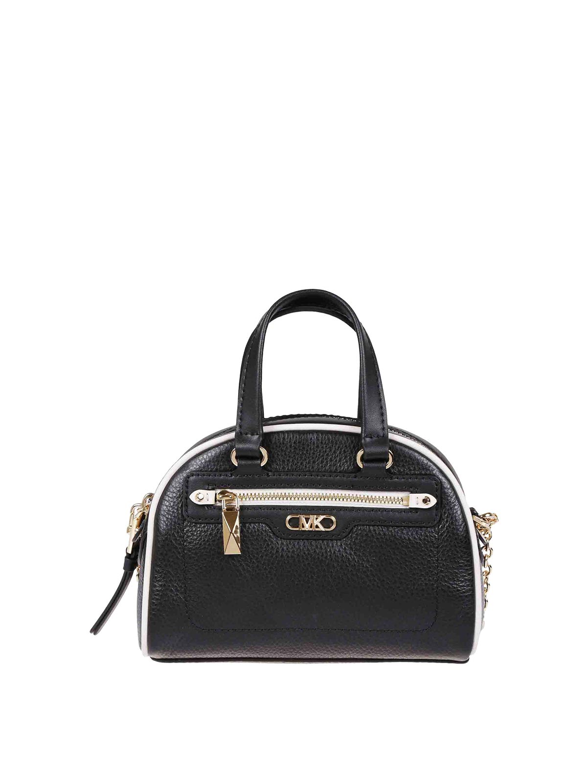 Michael Kors Grained Leather Bag In Multicolour