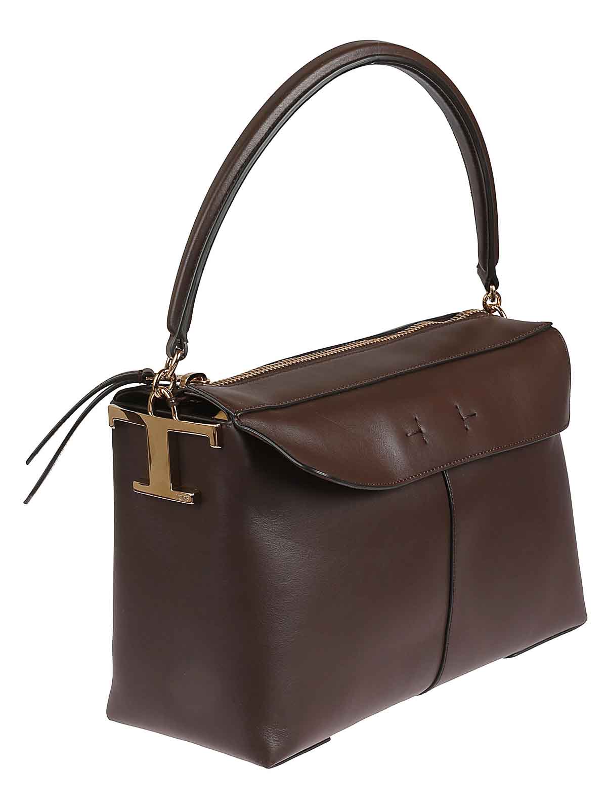Shop Tod's Small Trunk In Brown