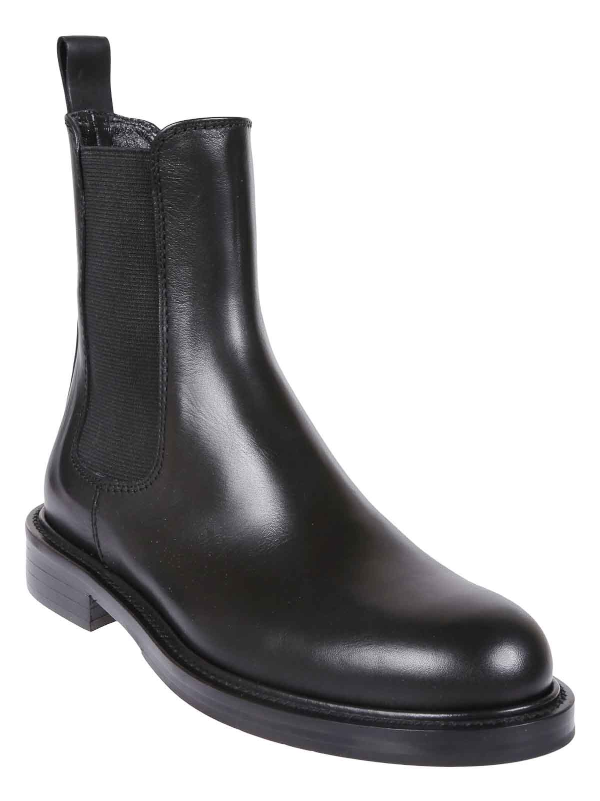Shop Guglielmo Rotta Leather Boots In Black