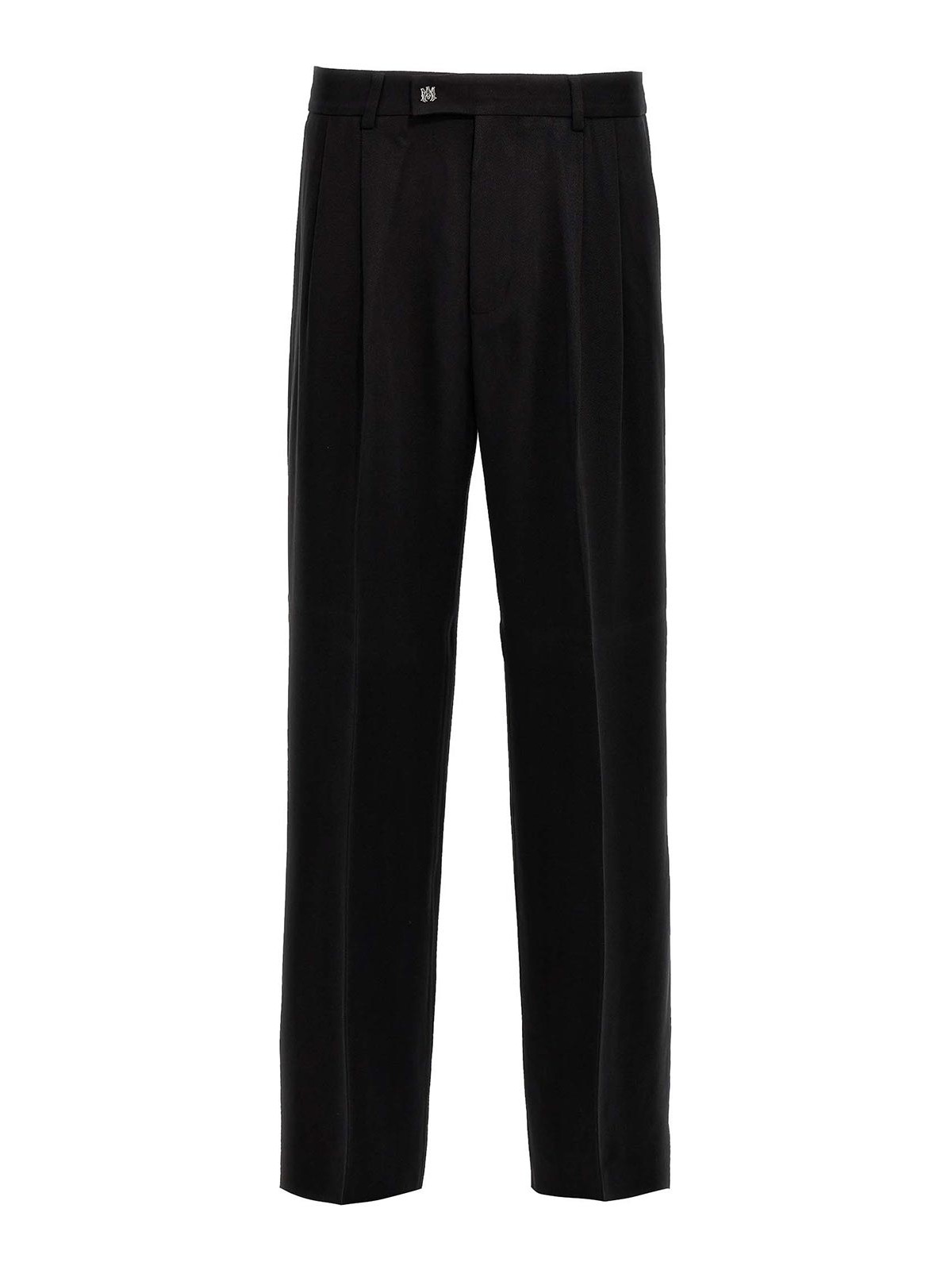 Shop Amiri Wide Leg Pants In Black