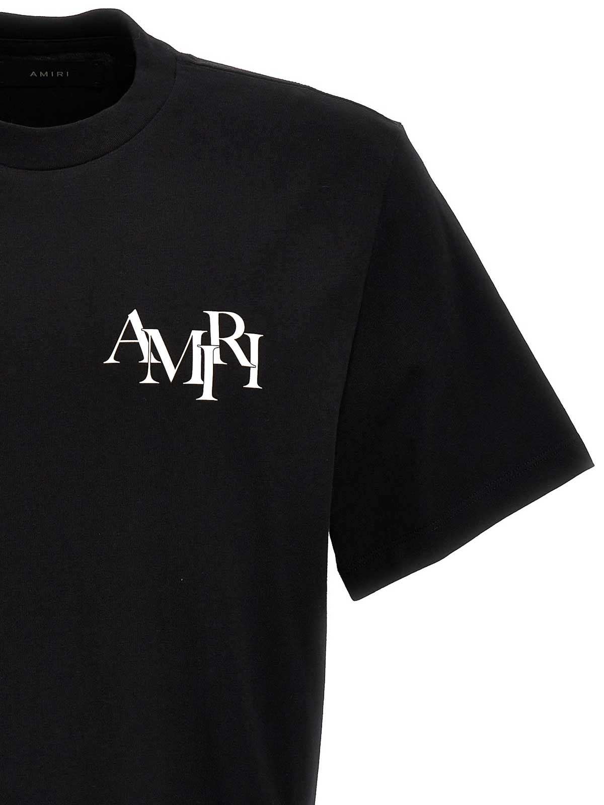 Amiri Men's Staggered Logo T-Shirt